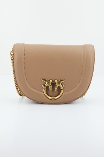 PINKO ROUND CLICK CLASSIC VIT en color MARRON  (2)