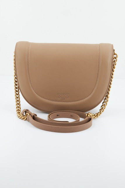 PINKO ROUND CLICK CLASSIC VIT en color MARRON  (3)