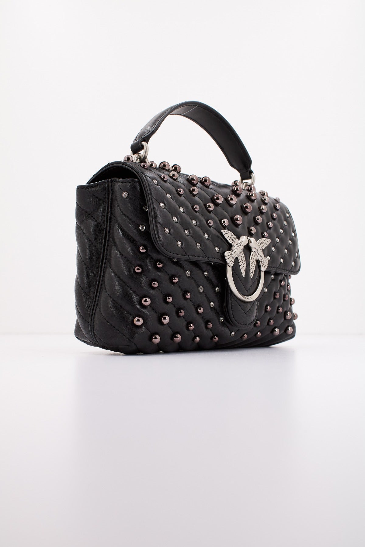 PINKO LOVE LADY PUFF MINI CL en color NEGRO  (2)