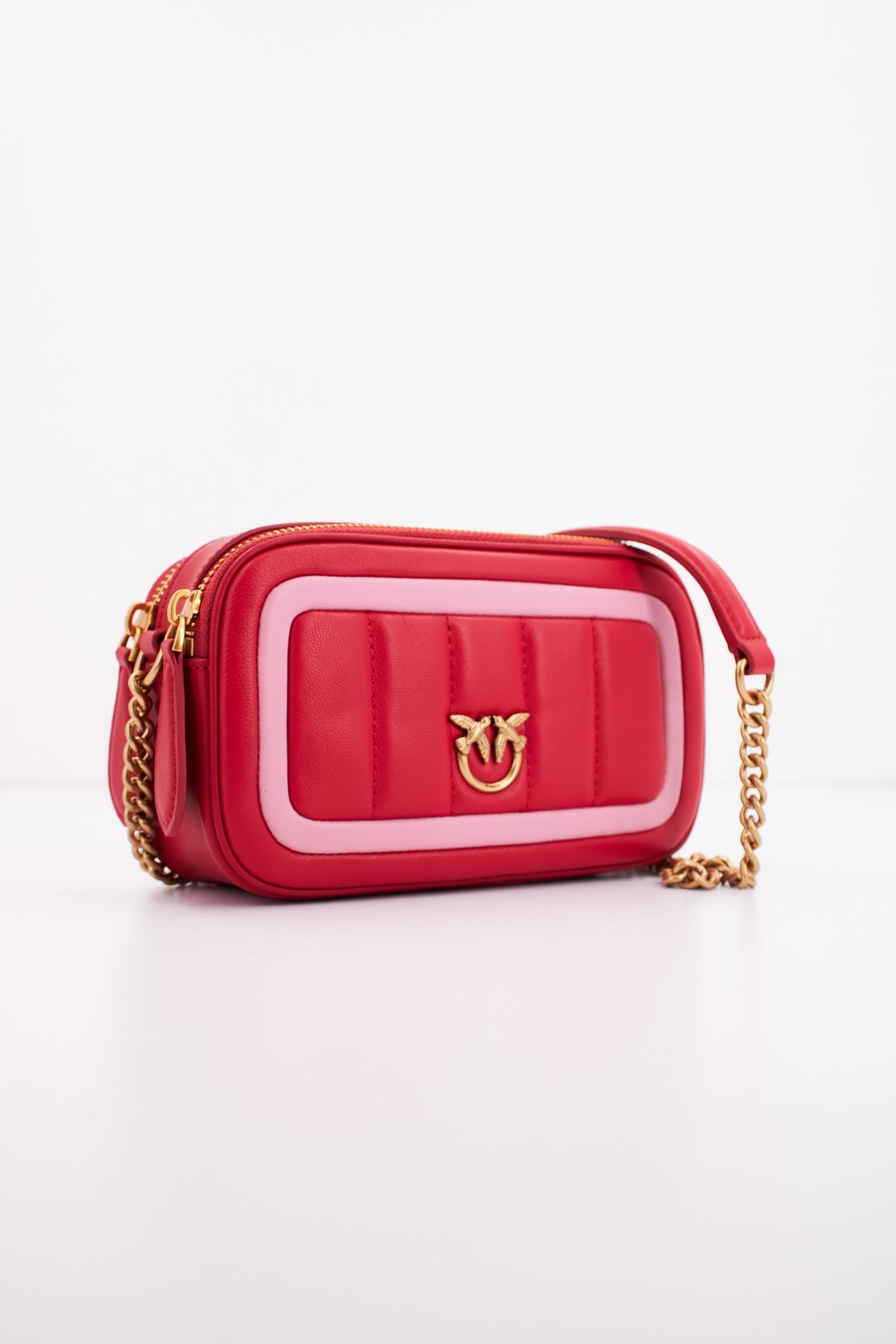 PINKO CAMERA CASE SHEEP NAPPA en color ROJO  (1)