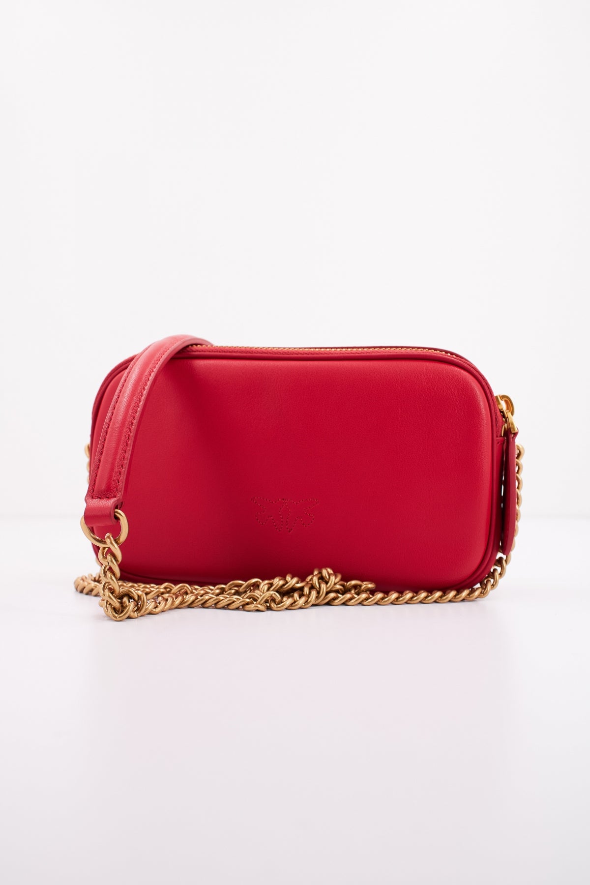 PINKO CAMERA CASE SHEEP NAPPA en color ROJO  (3)
