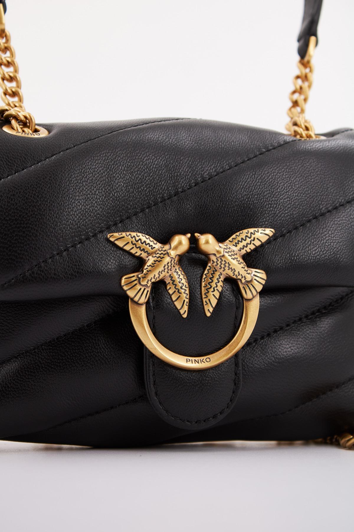 PINKO LOVE PUFF BABY CL en color NEGRO  (4)