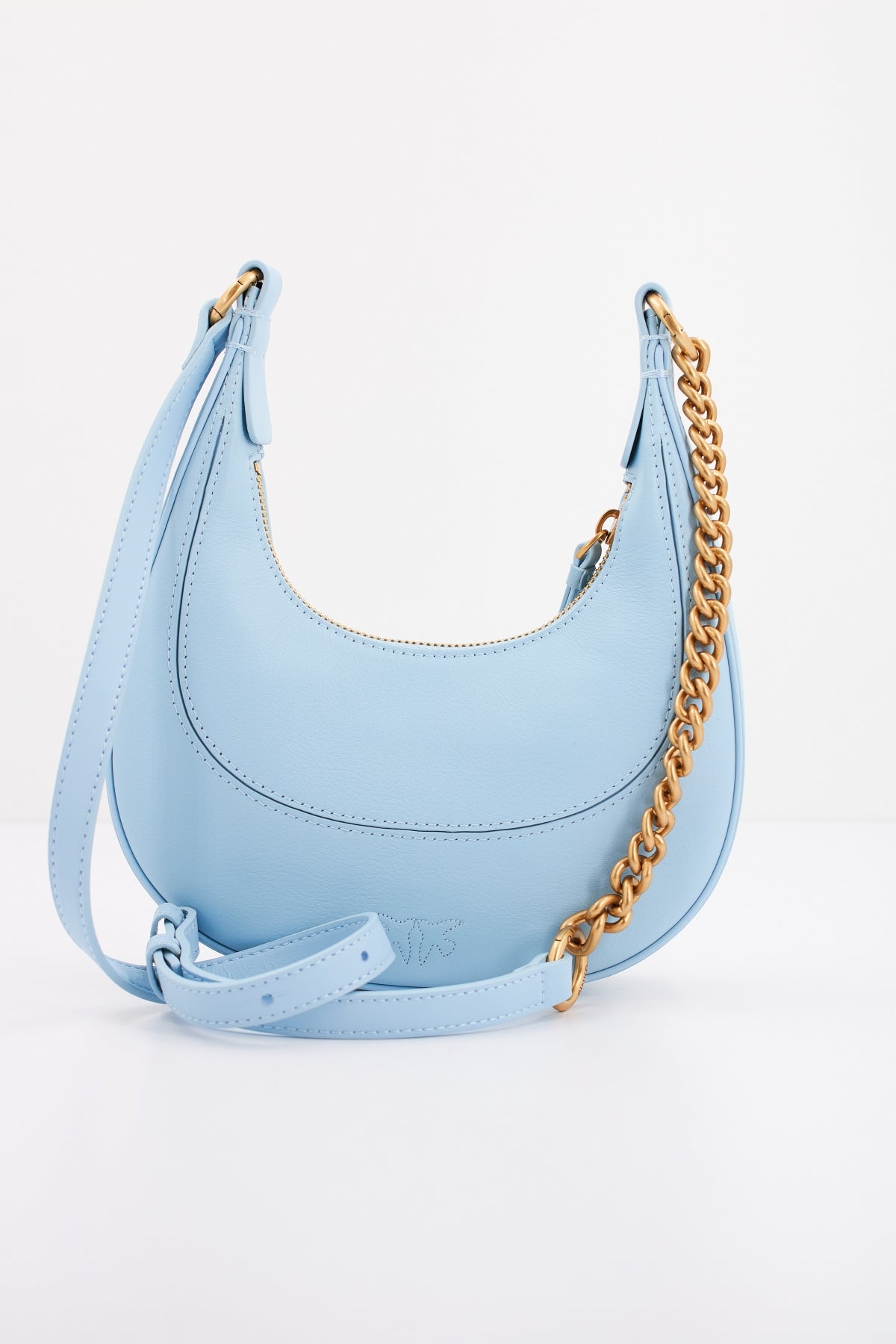 PINKO BRIOCHE HOBO MINI en color AZUL  (3)