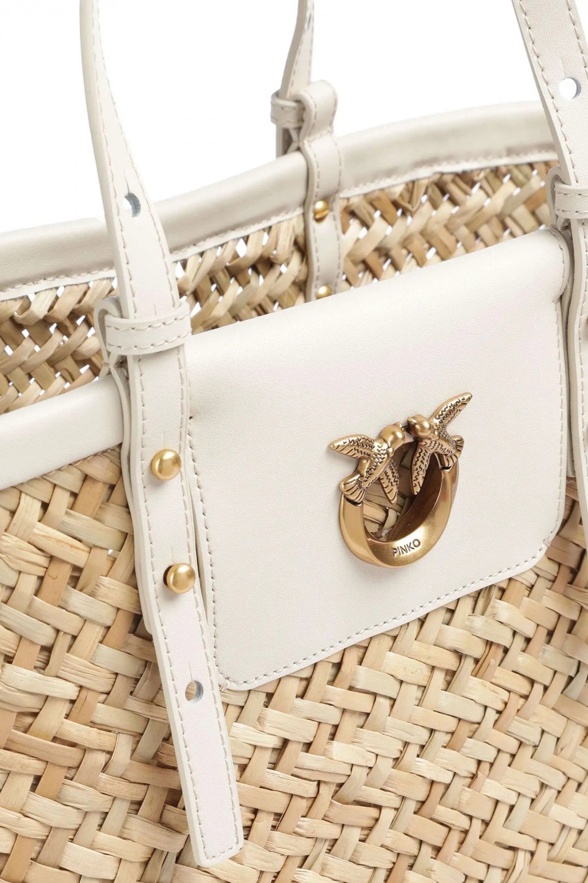 PINKO LOVE SUMMER BASKET en color BLANCO  (3)