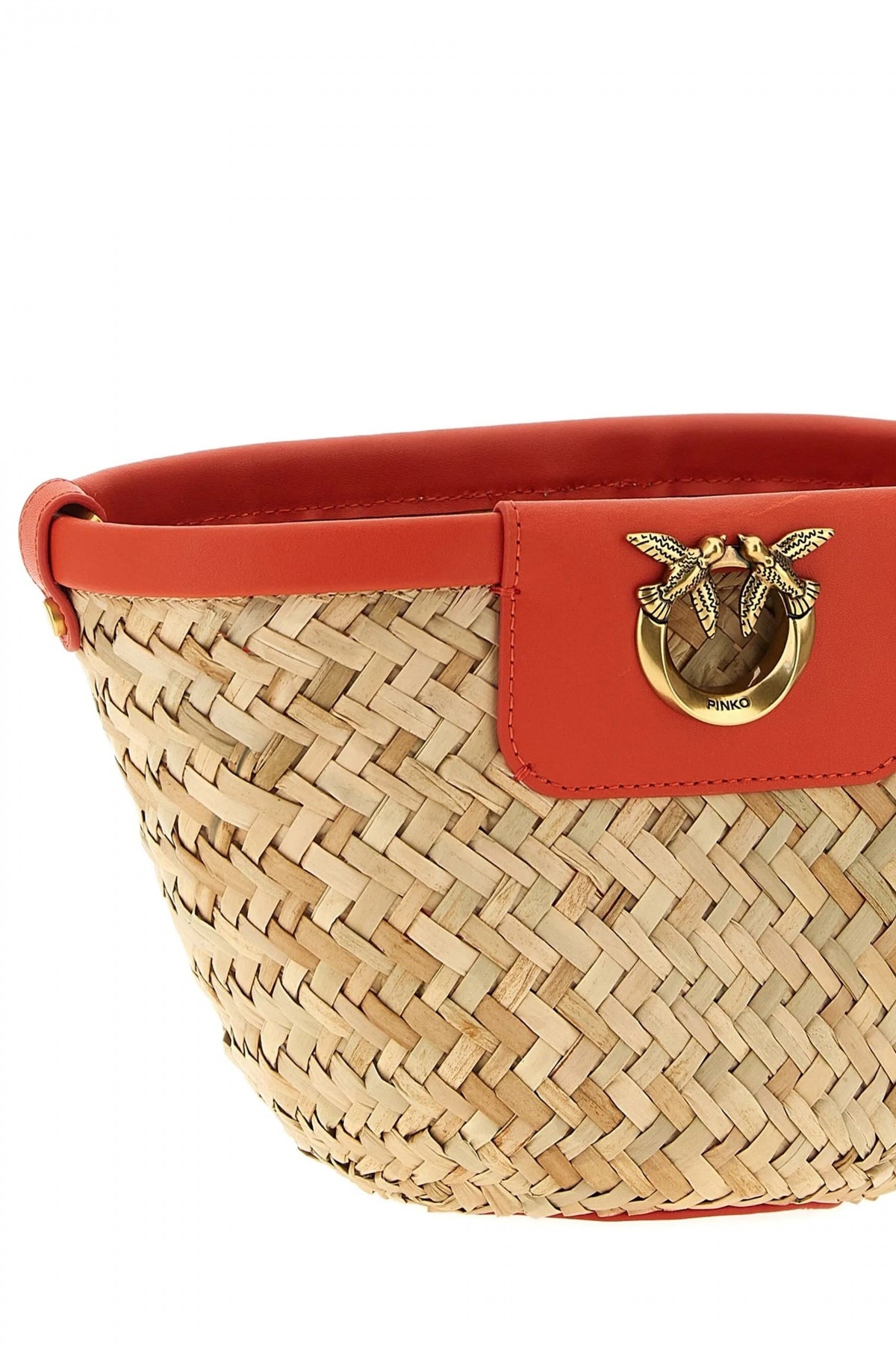 PINKO LOVE SUMMER BUCKET en color NARANJA  (3)