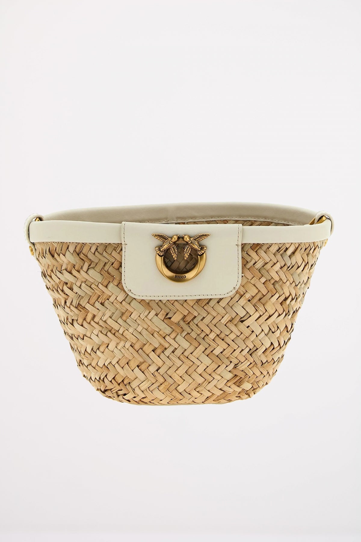 PINKO LOVE SUMMER BUCKET en color BLANCO  (1)
