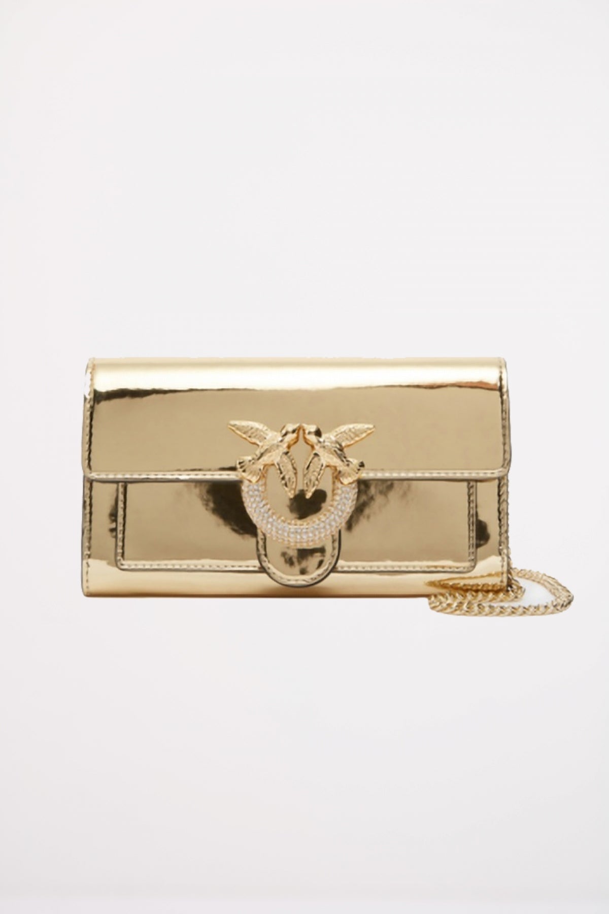 PINKO LOVE ICON WALLET C en color ORO  (1)