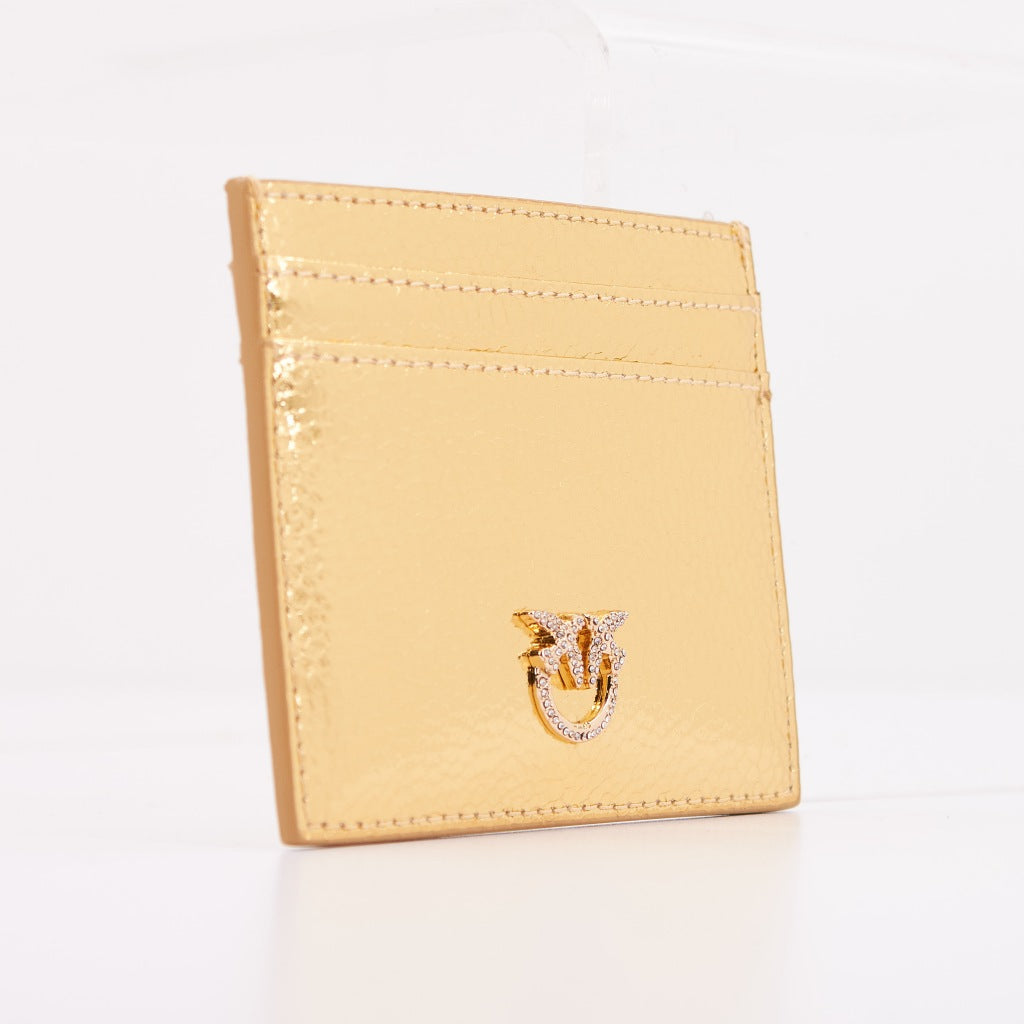 PINKO CARD HOLDER SIMPLY en color ORO  (5)