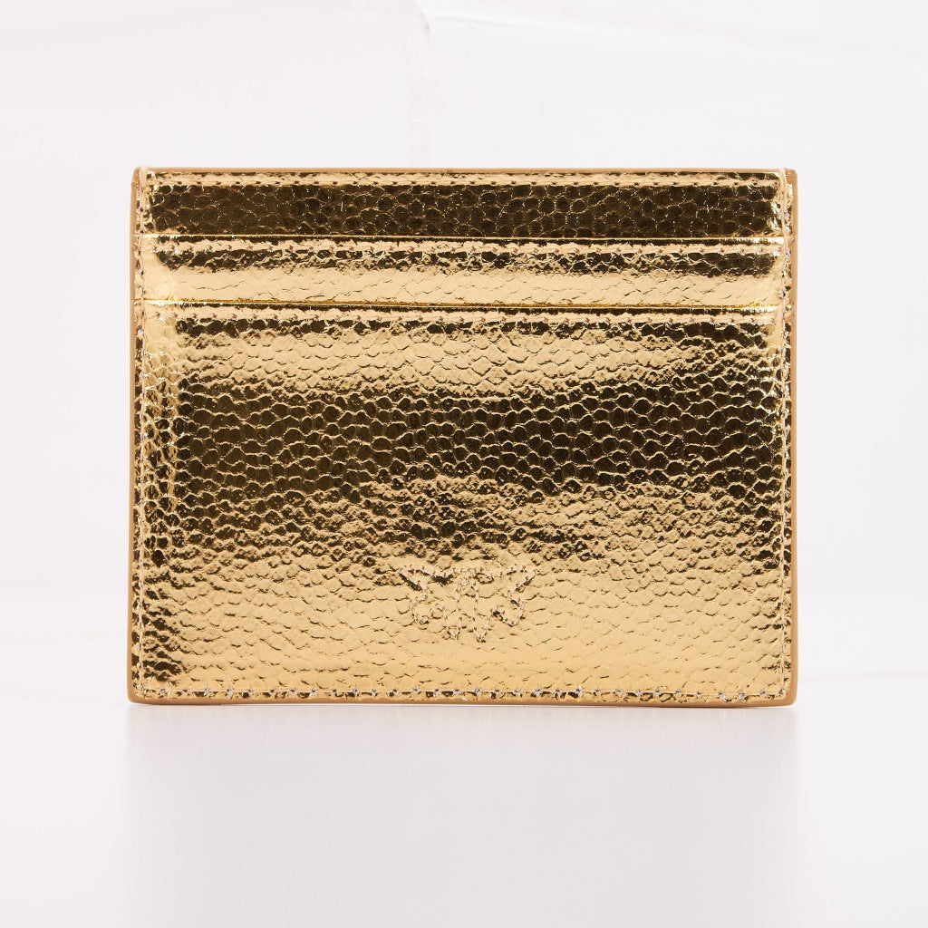 PINKO CARD HOLDER SIMPLY en color ORO  (6)