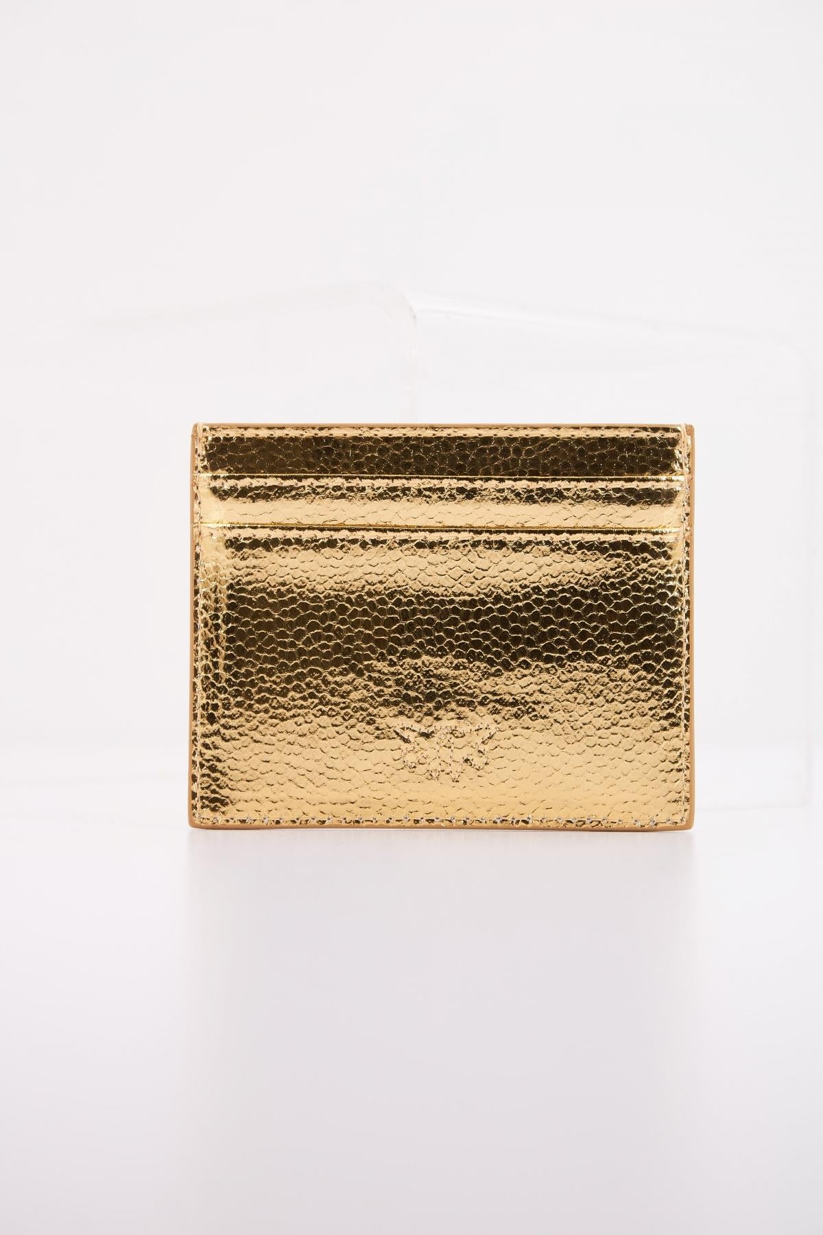 PINKO CARD HOLDER SIMPLY en color ORO  (3)