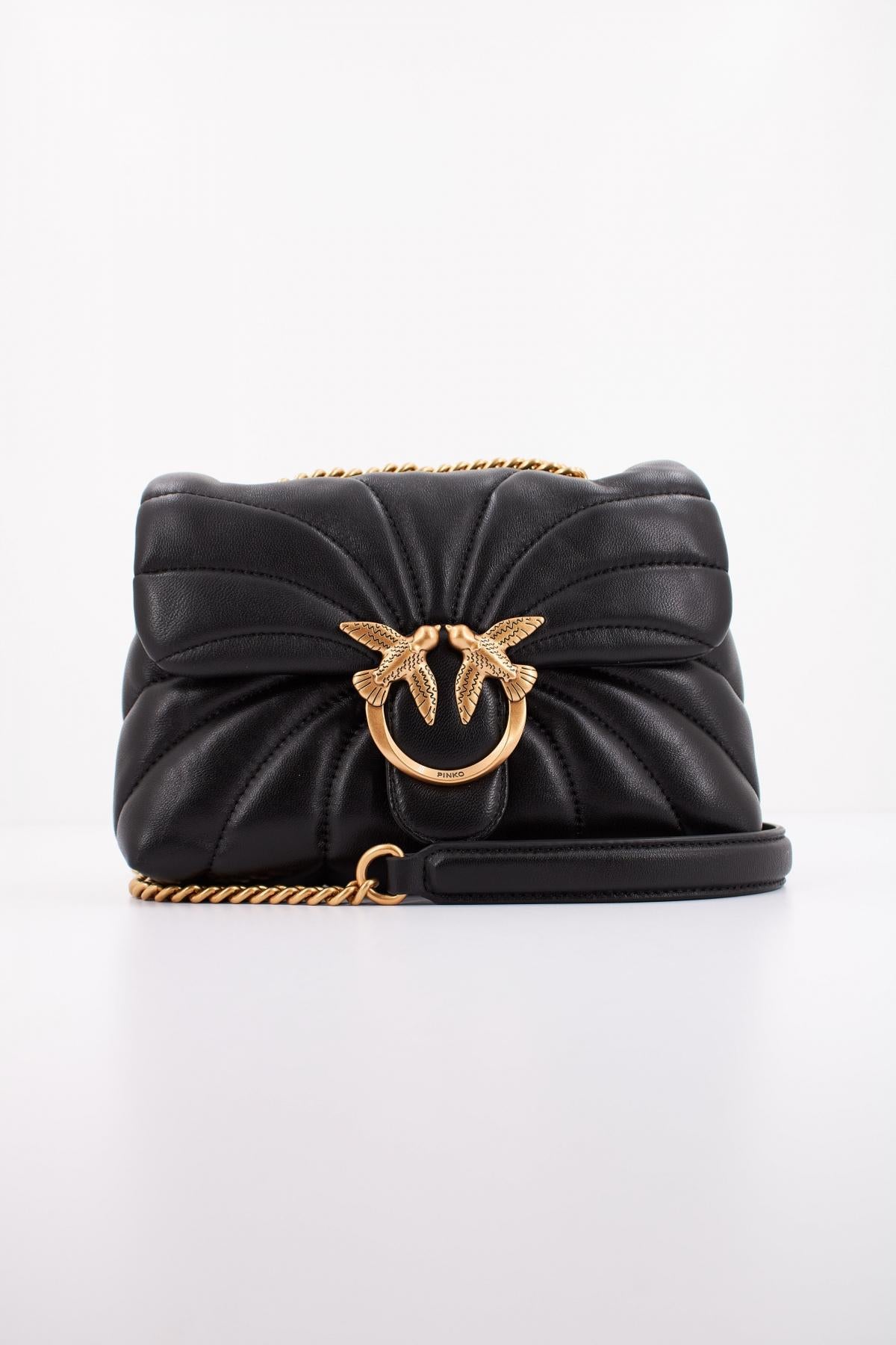 PINKO AEX LOVE MINI PUFF CL en color NEGRO  (1)