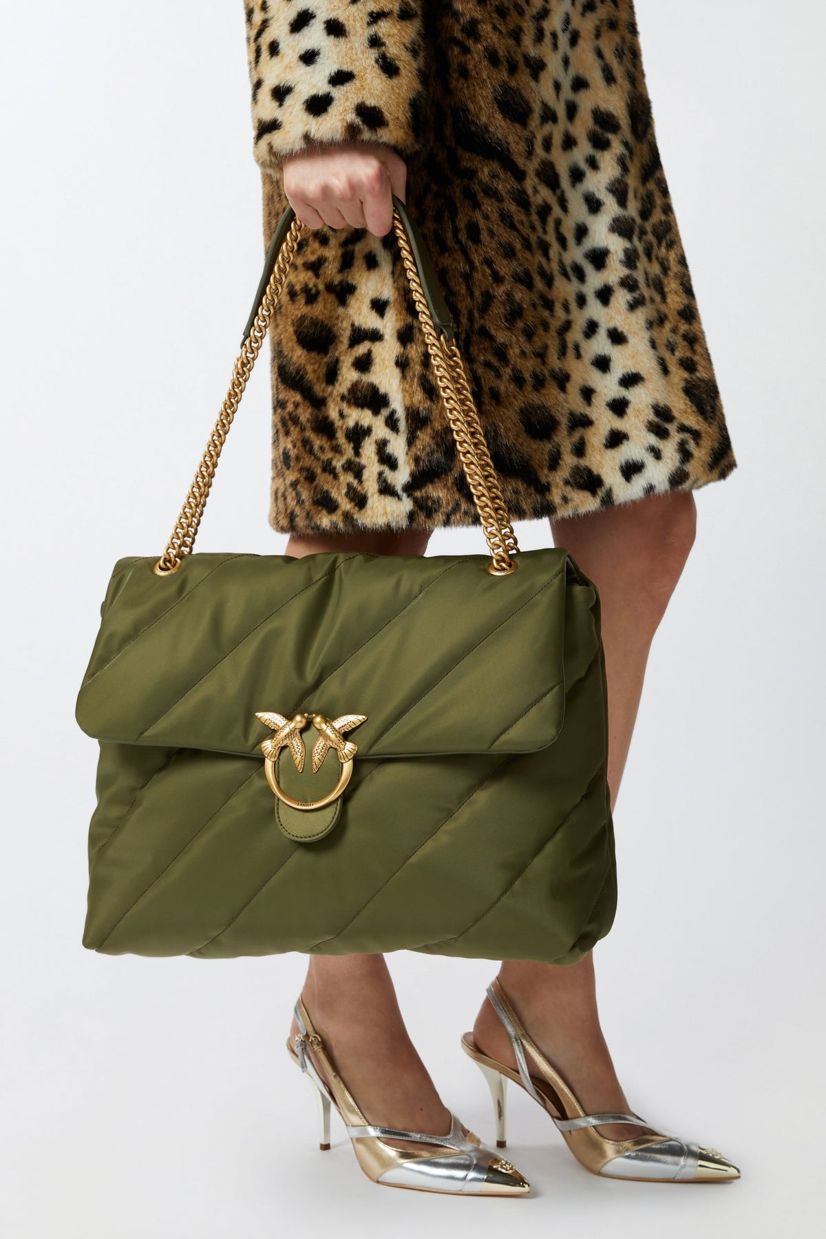 PINKO  LOVE PUFF EXTRA CL en color VERDE  (5)