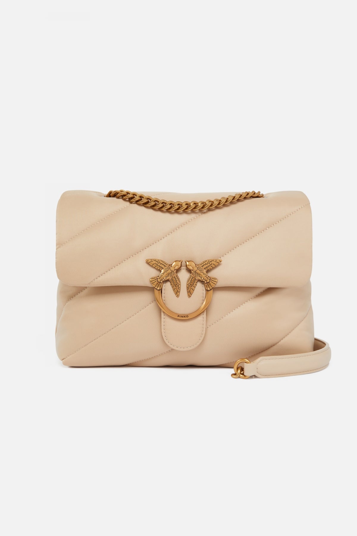 PINKO  LOVE PUFF CLASSIC CL en color BEIS  (1)