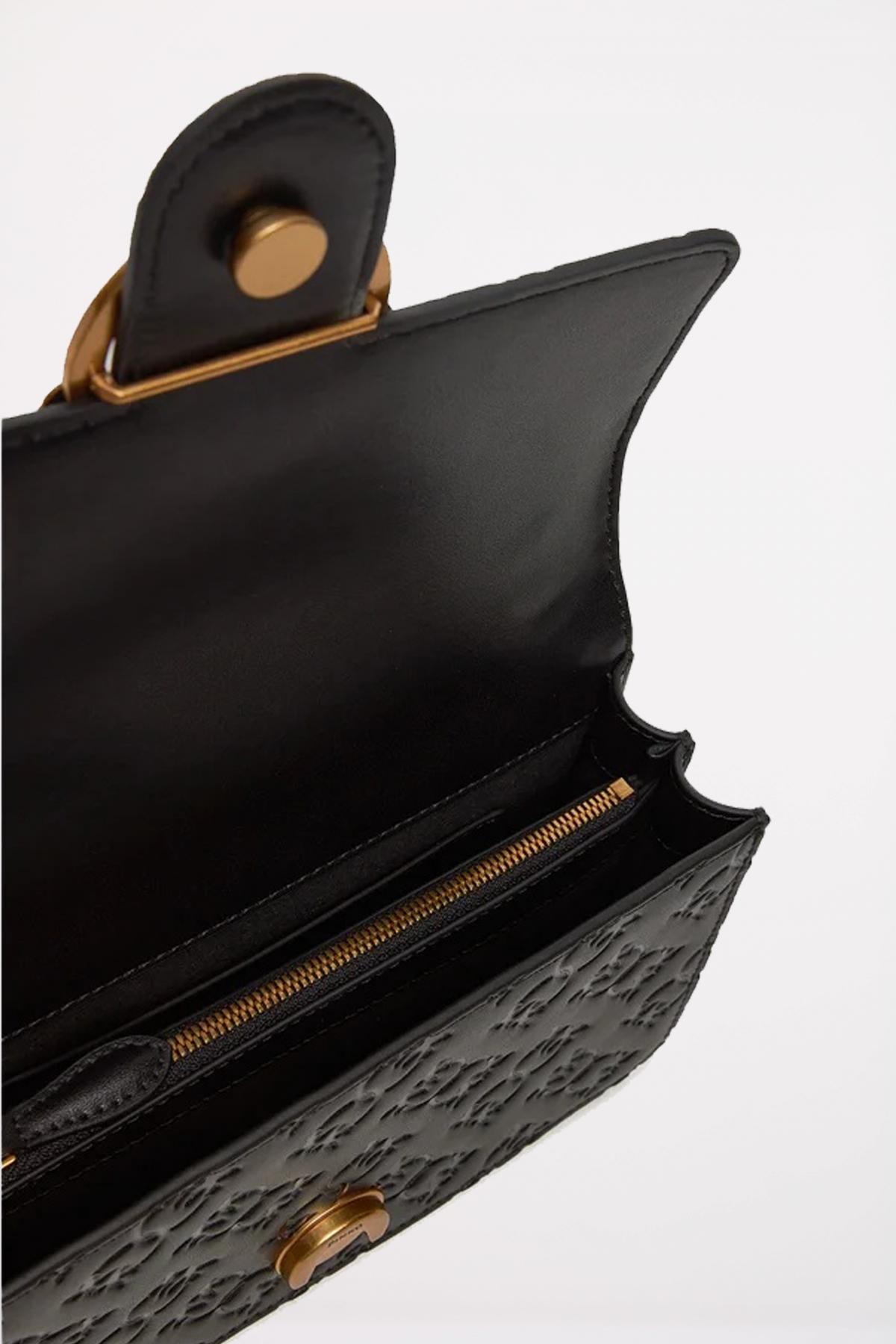 PINKO  LOVE ONE MINI DC en color NEGRO  (4)
