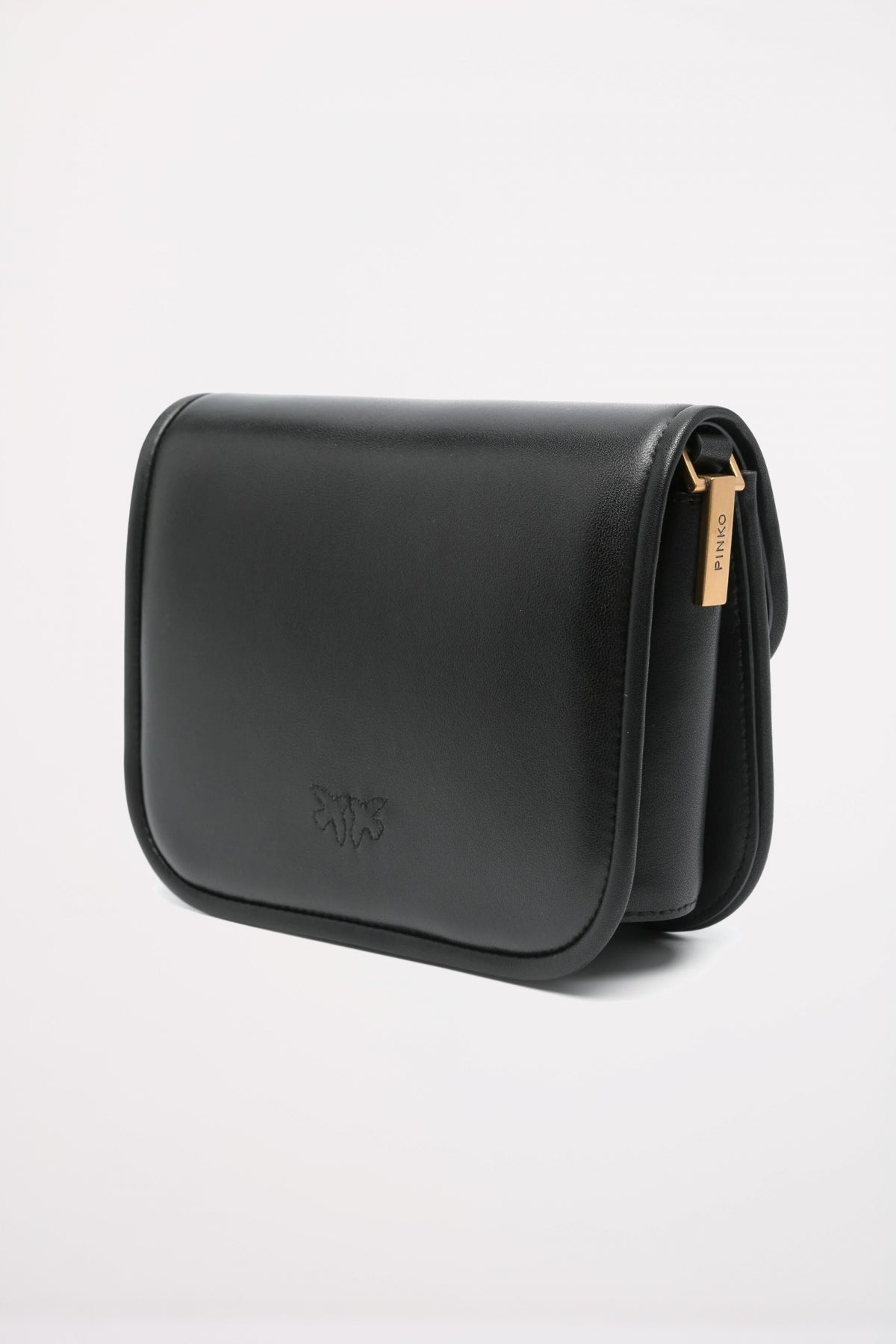 PINKO  LOVE BOX BAG FL M en color NEGRO  (3)
