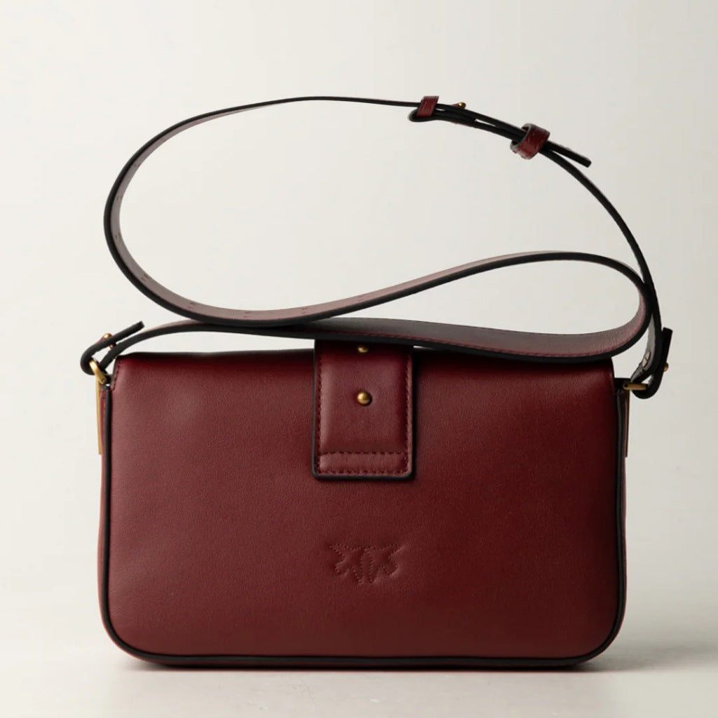 PINKO LOVE ONE MINI SLO en color BURDEOS  (6)