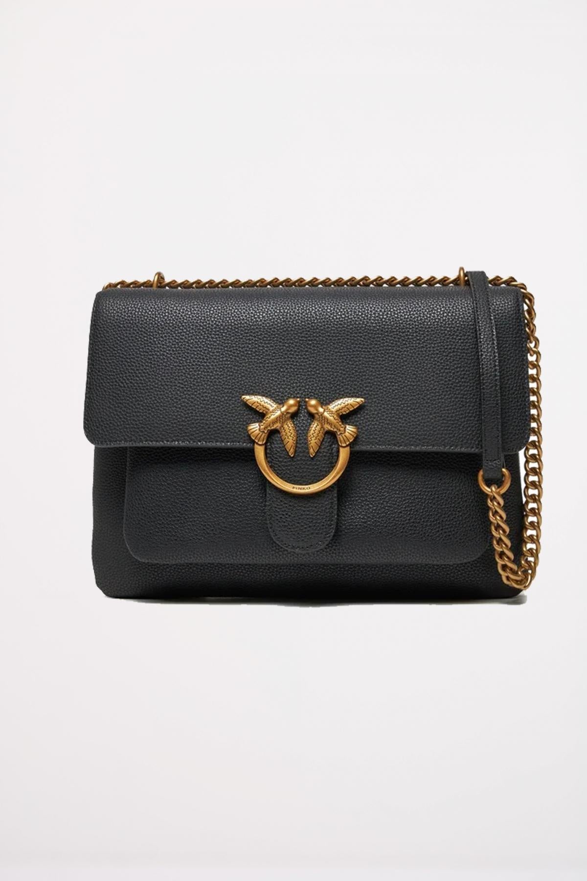 PINKO LOVE ONE SOFT BIG en color NEGRO  (1)