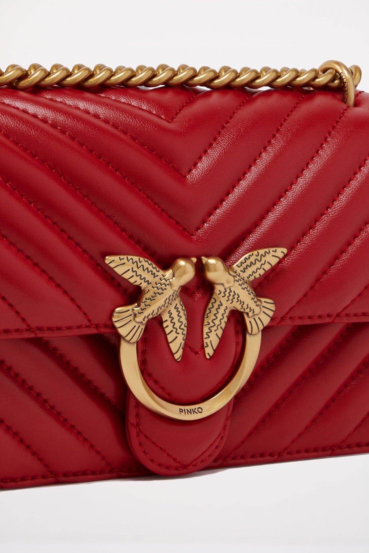 PINKO LOVE ONE MINI LIGHT DC en color ROJO  (3)