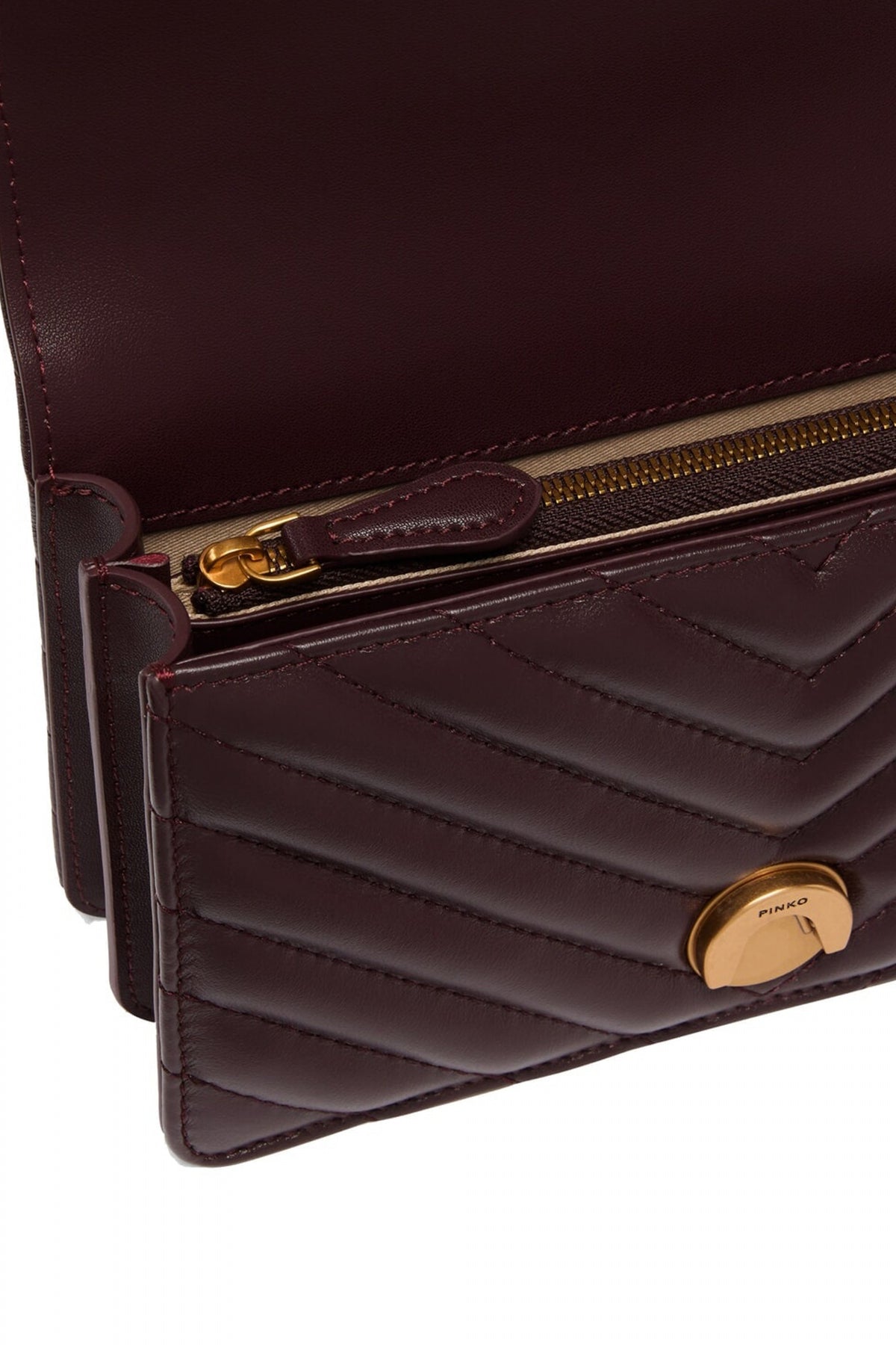 PINKO LOVE ONE MINI LIGHT DC en color MARRON  (4)