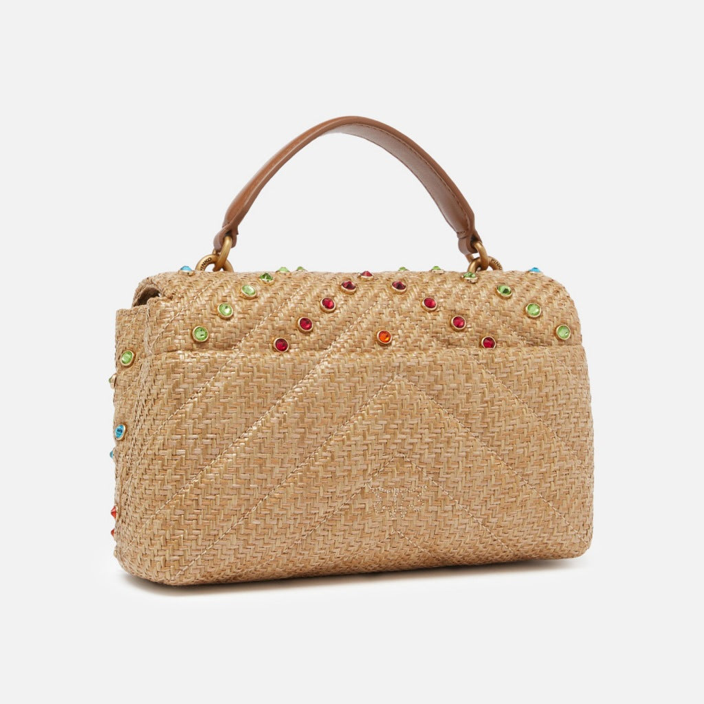 PINKO LOVE MINI LADY PUFF CL en color MARRON CLARO  (5)