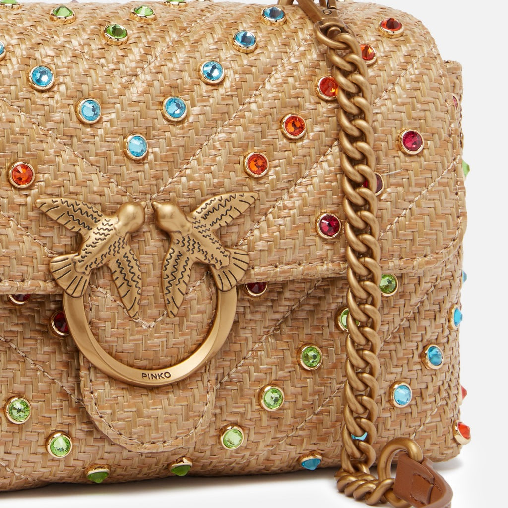 PINKO LOVE MINI LADY PUFF CL en color MARRON CLARO  (6)