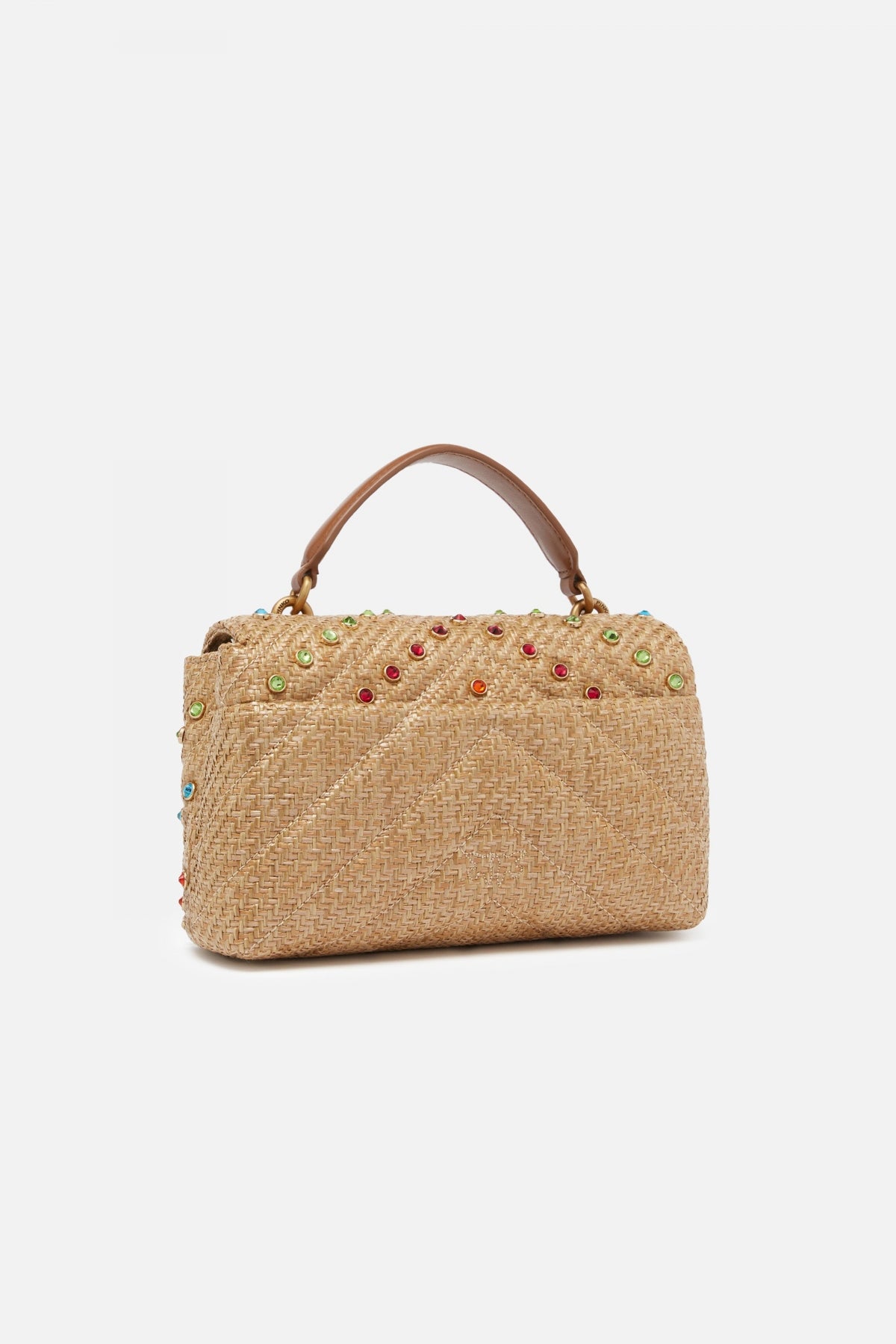 PINKO LOVE MINI LADY PUFF CL en color MARRON CLARO  (2)