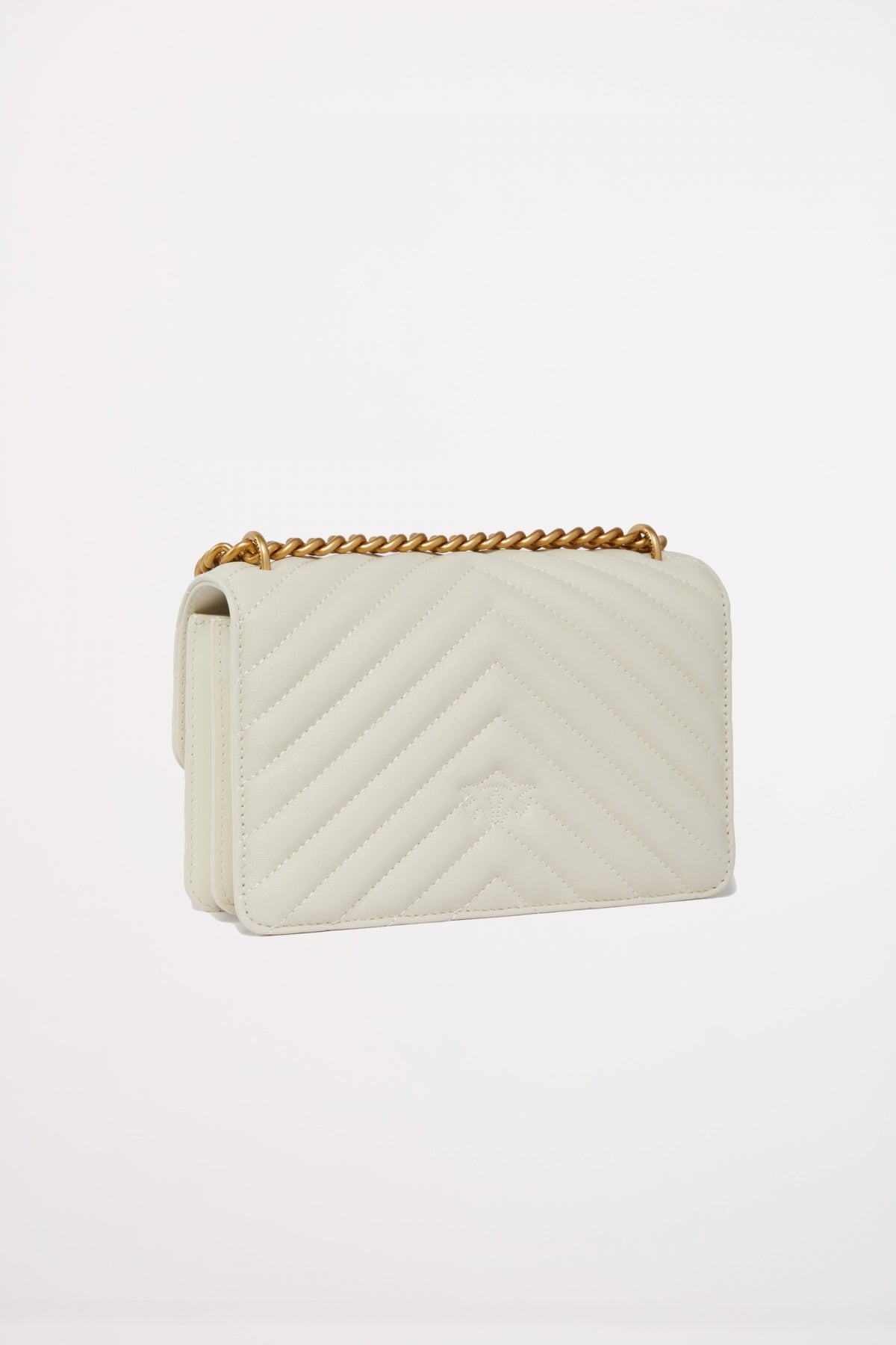 PINKO LOVE MINI ICON WALLET en color BLANCO  (2)
