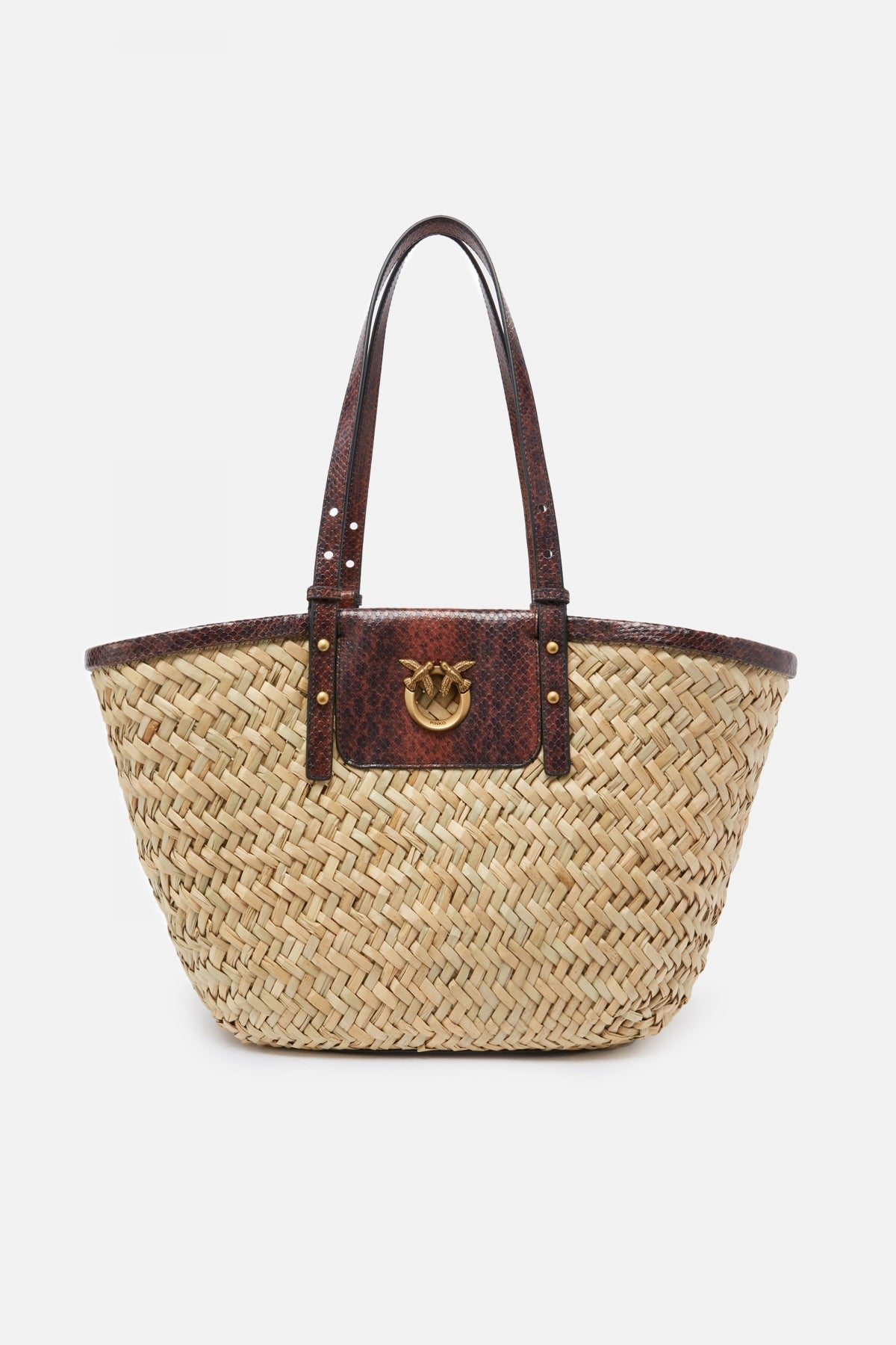 PINKO  LOVE SUMMER BASKET  en color ANIMAL PRINT  (1)