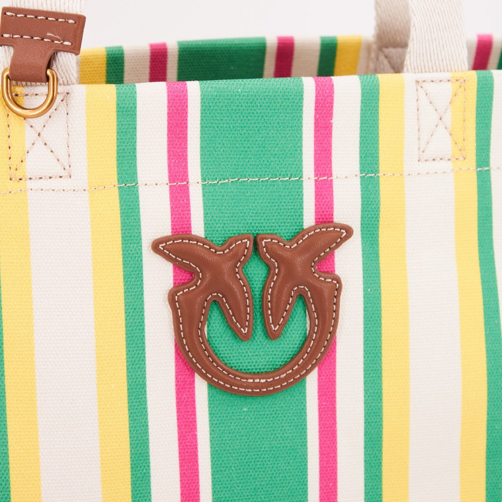 PINKO SHOPPER MEDIANO en color VERDE  (4)