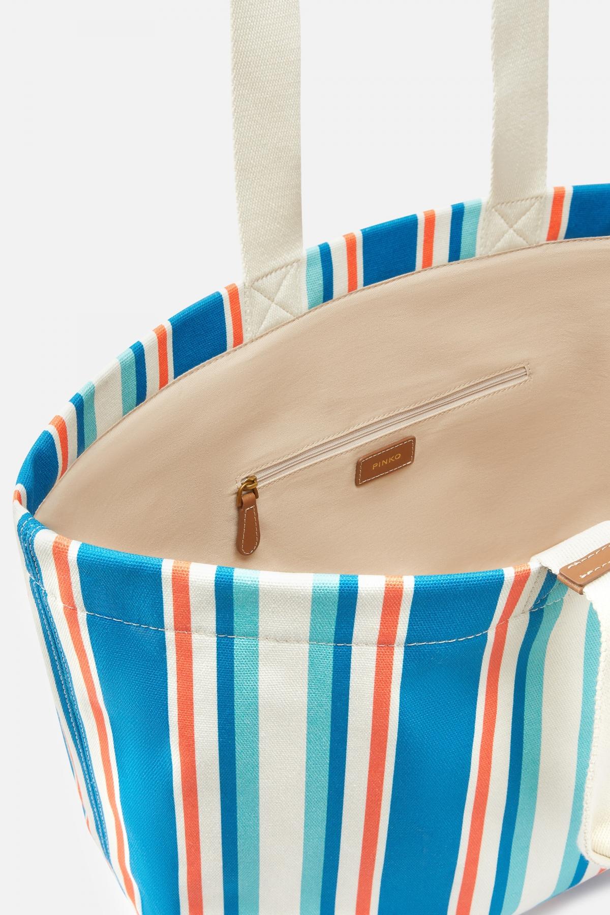 PINKO SHOPPING BAG EXTRA en color AZUL  (4)