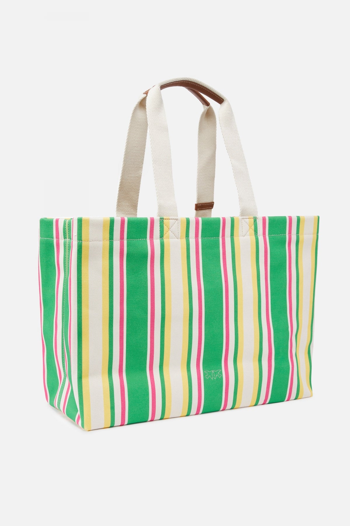PINKO SHOPPING BAG EXTRA en color VERDE  (2)