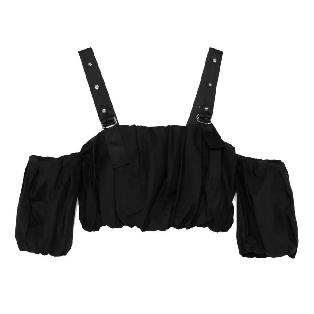 PINKO RAUL TOP POPELINE en color NEGRO  (4)