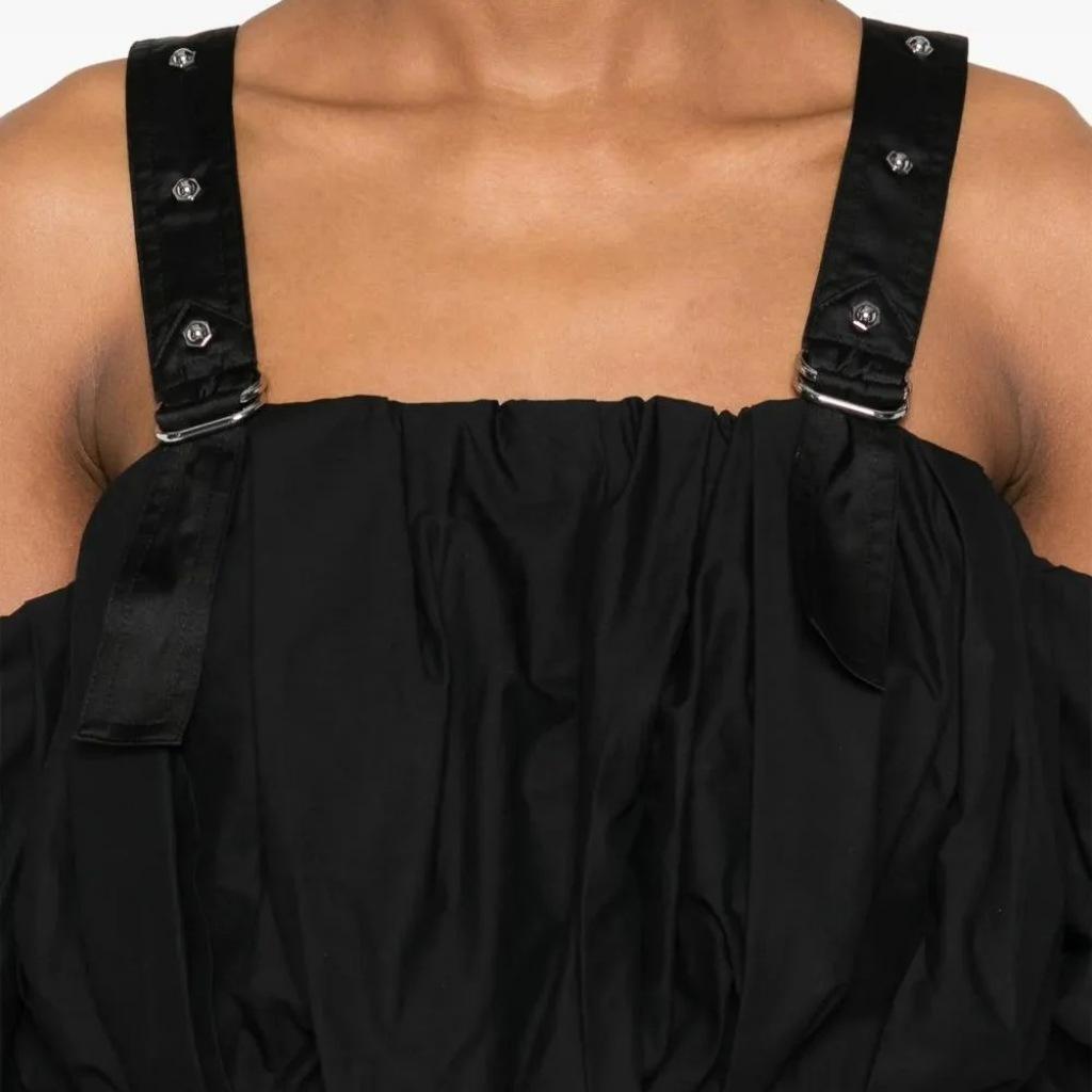 PINKO RAUL TOP POPELINE en color NEGRO  (5)