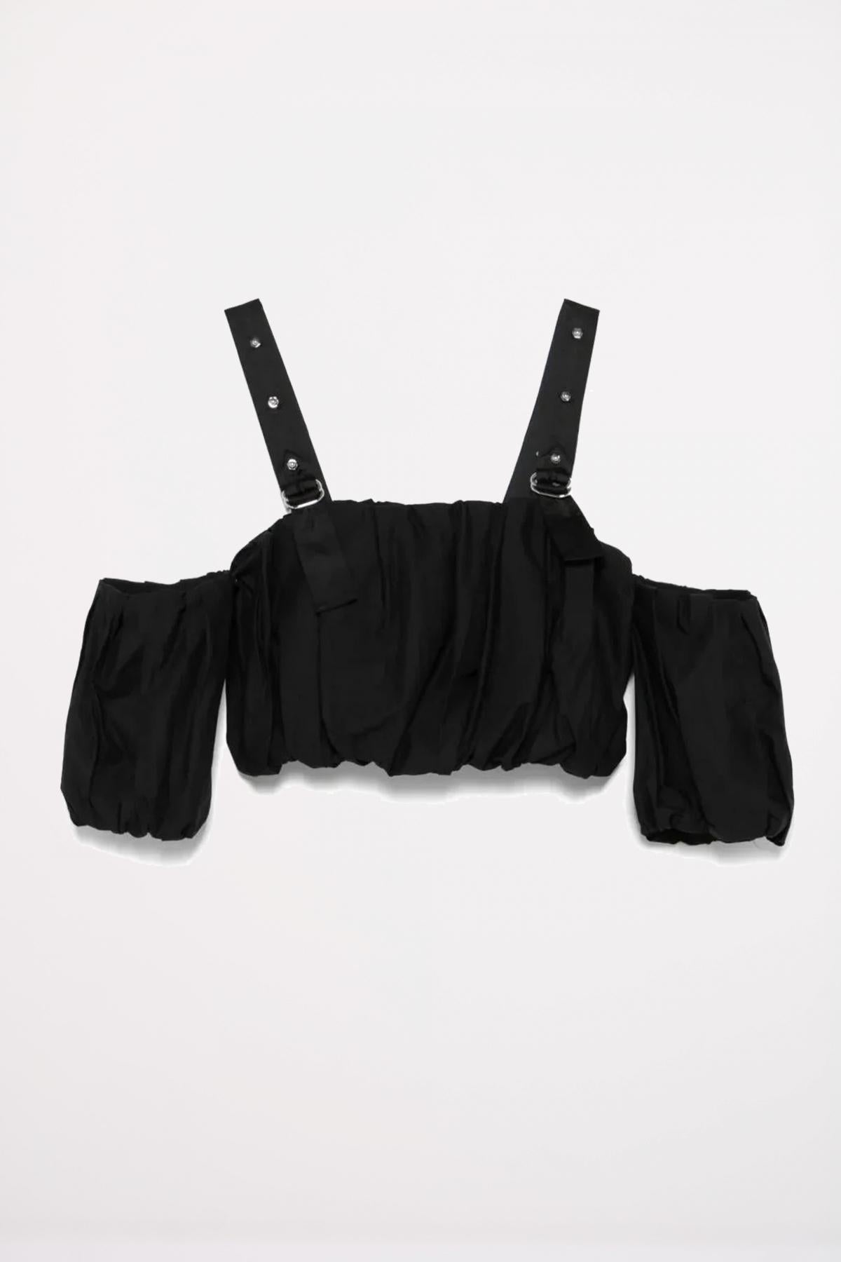 PINKO RAUL TOP POPELINE en color NEGRO  (1)