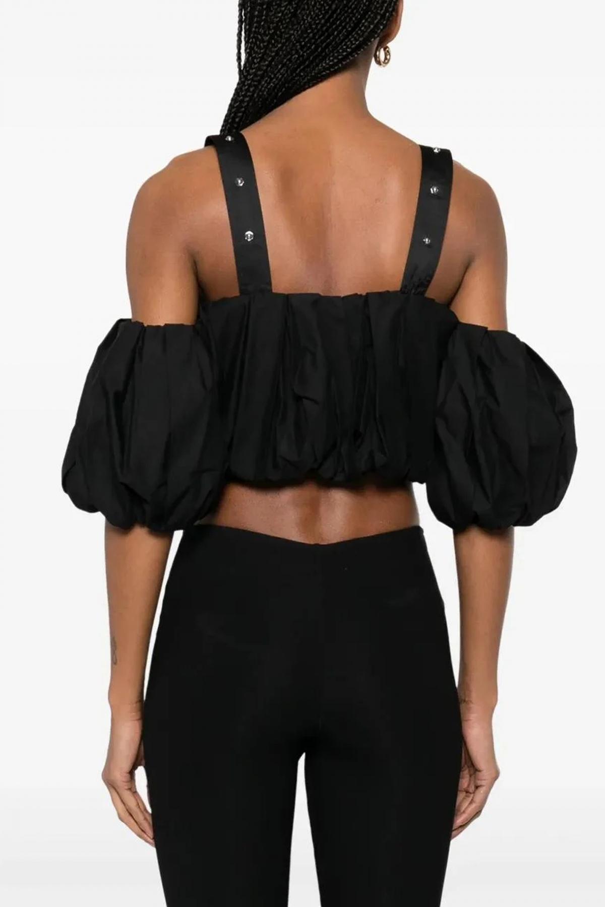 PINKO RAUL TOP POPELINE en color NEGRO  (3)