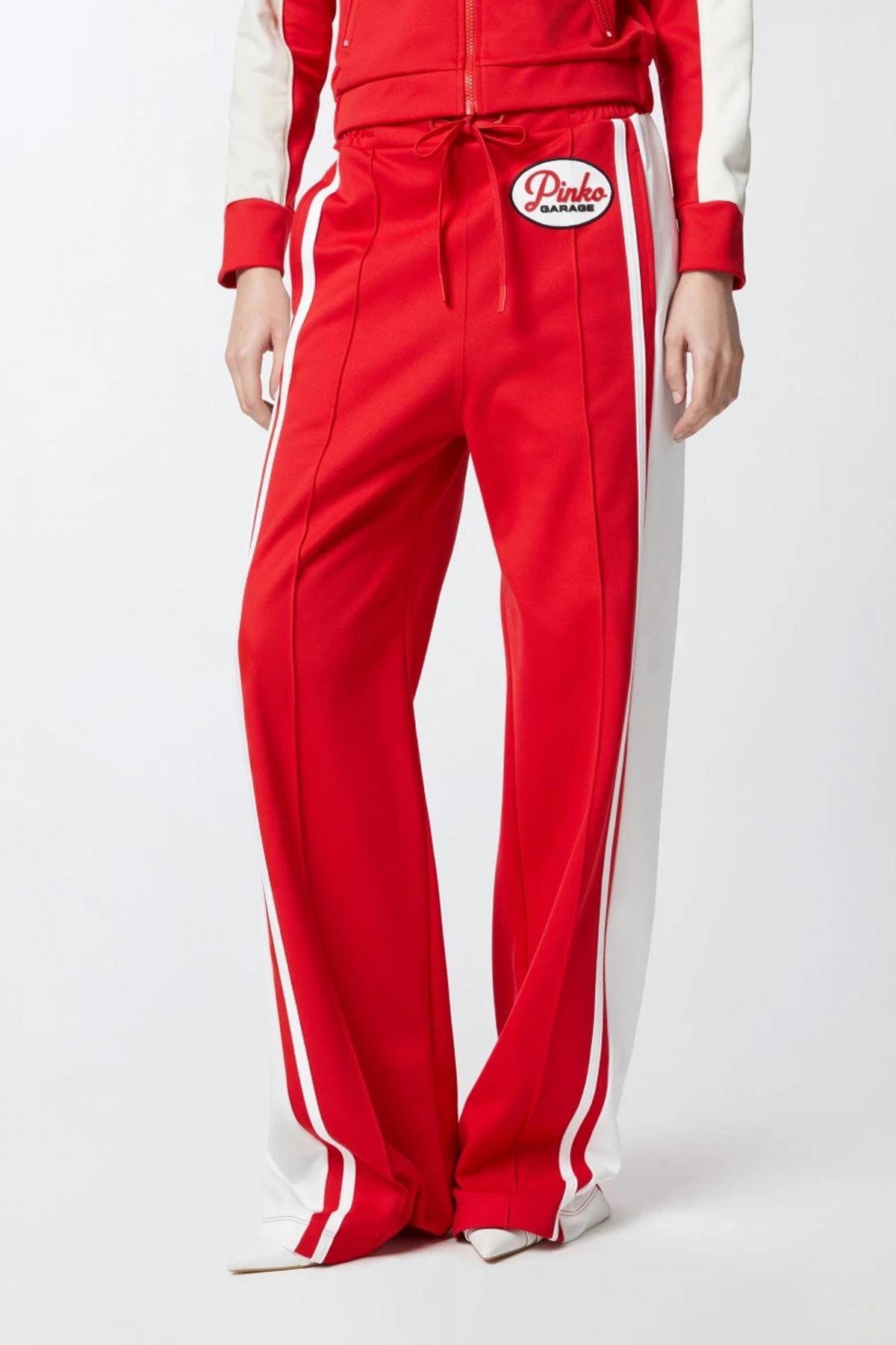 PINKO JACOB PANTALONE en color ROJO  (1)