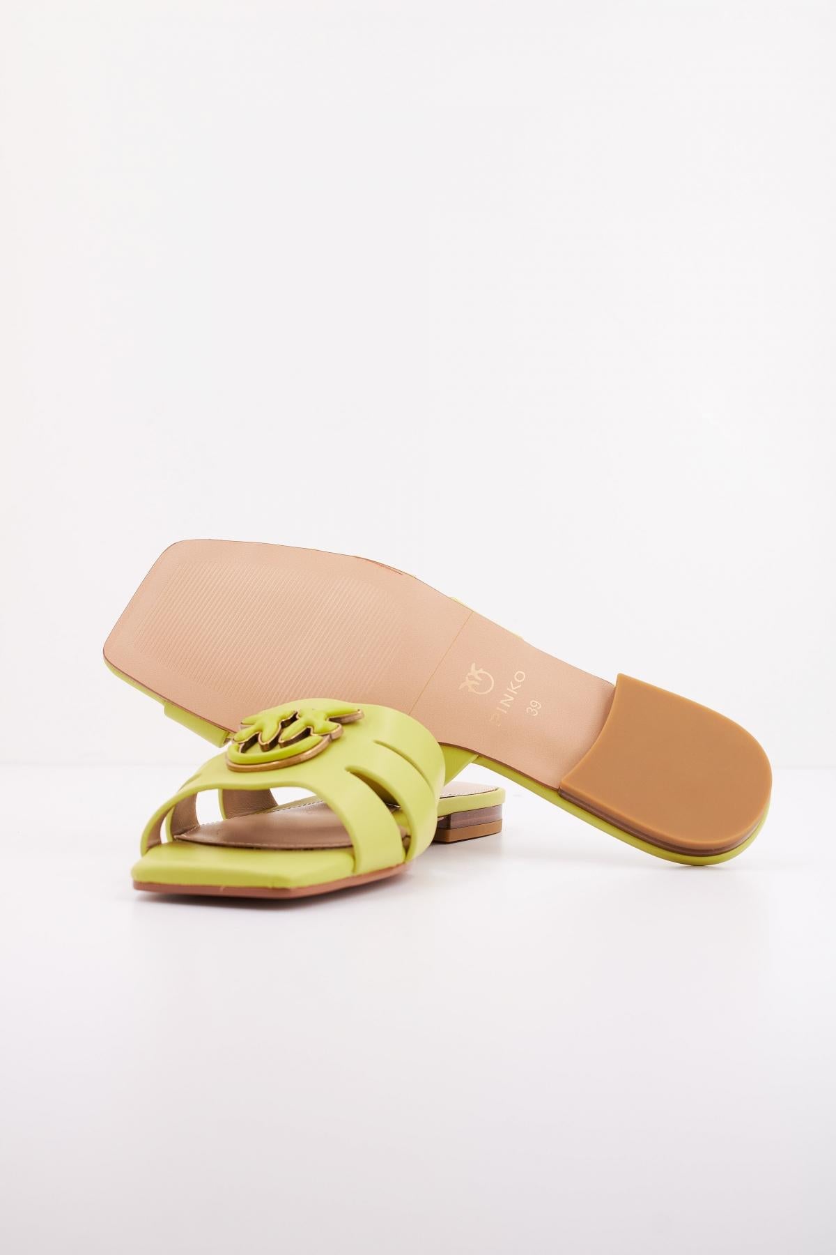 PINKO P MARLI  SLIPPER en color AMARILLO  (5)
