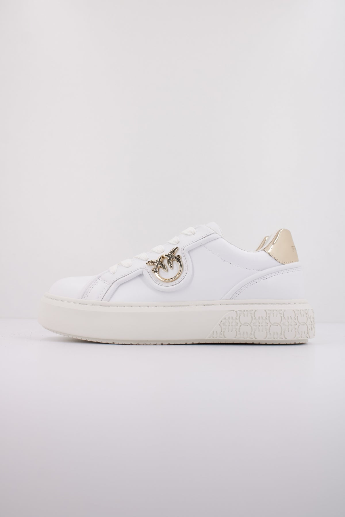 PINKO YOKO  LEATHER en color BLANCO  (1)