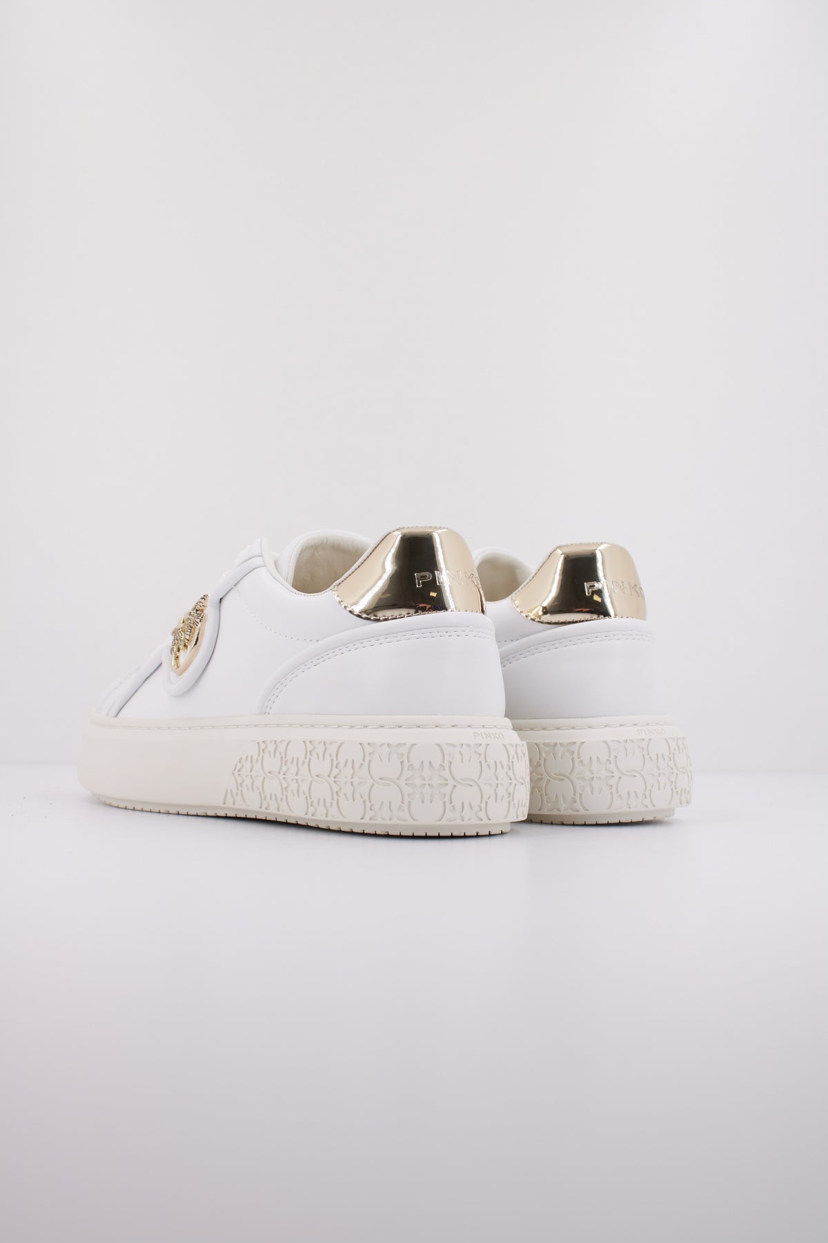 PINKO YOKO  LEATHER en color BLANCO  (4)