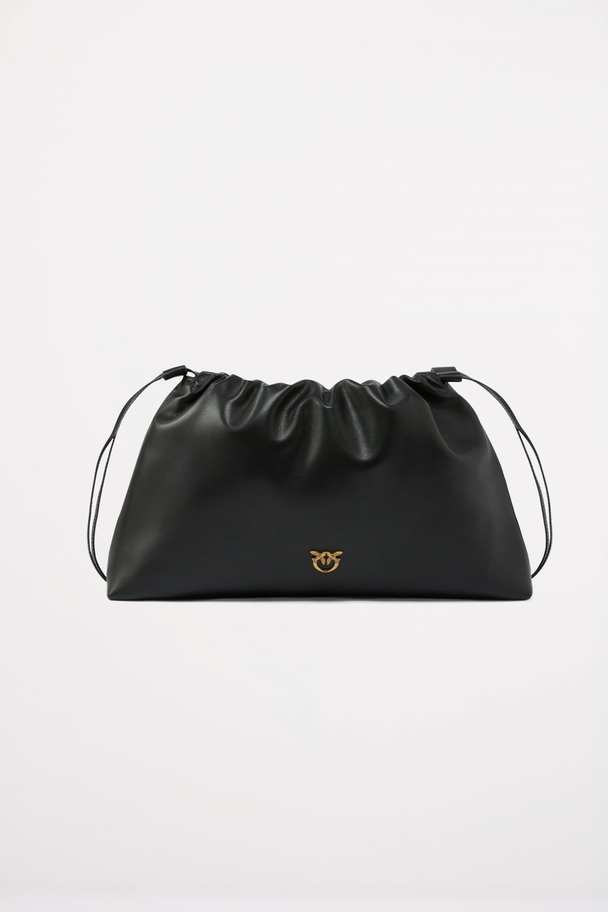 PINKO MAXI CLUTCH+TRACOLLA SP en color NEGRO  (1)