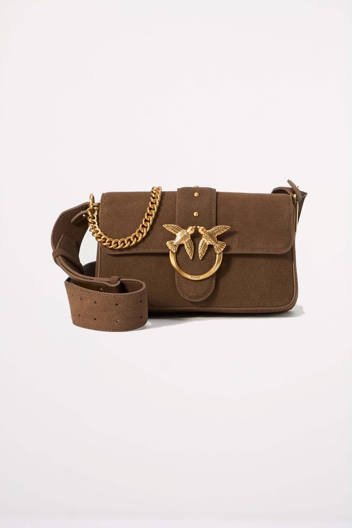 PINKO LOVE ONE MINI SLOUCHY F en color MARRON  (1)