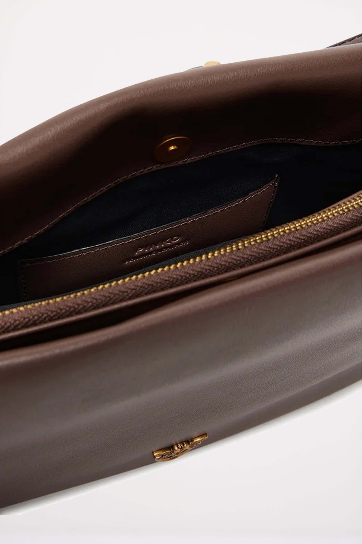 PINKO TRIPLET VITELLO MORBIDO en color MARRON  (4)