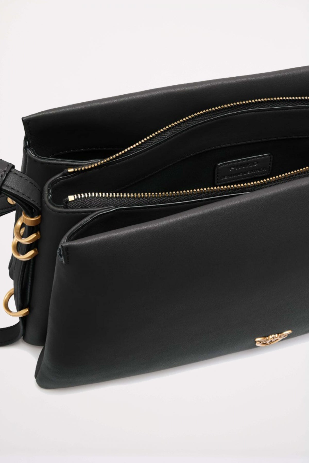 PINKO TRIPLET VITELLO MORBIDO en color NEGRO  (4)