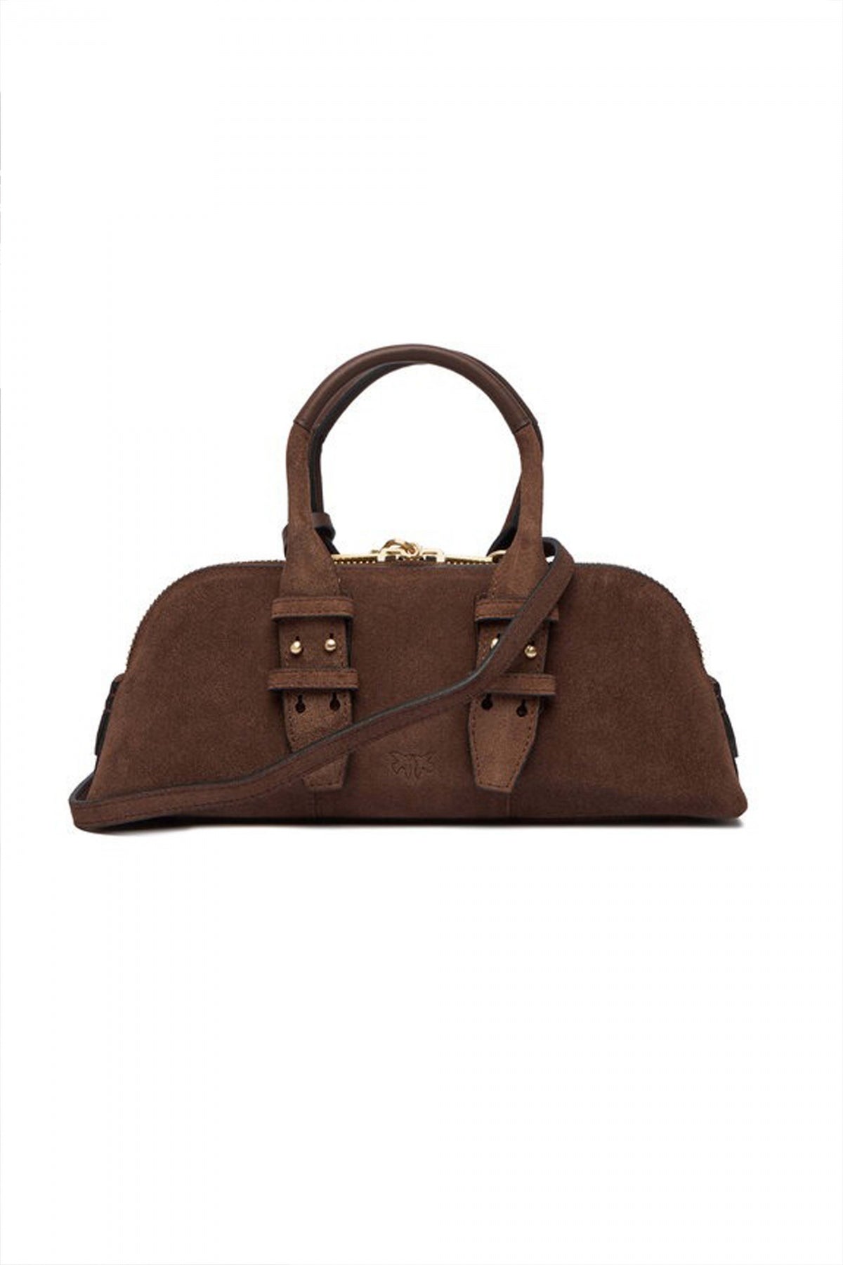 PINKO BOWLING BAG BAGUETTE SU en color MARRON  (2)