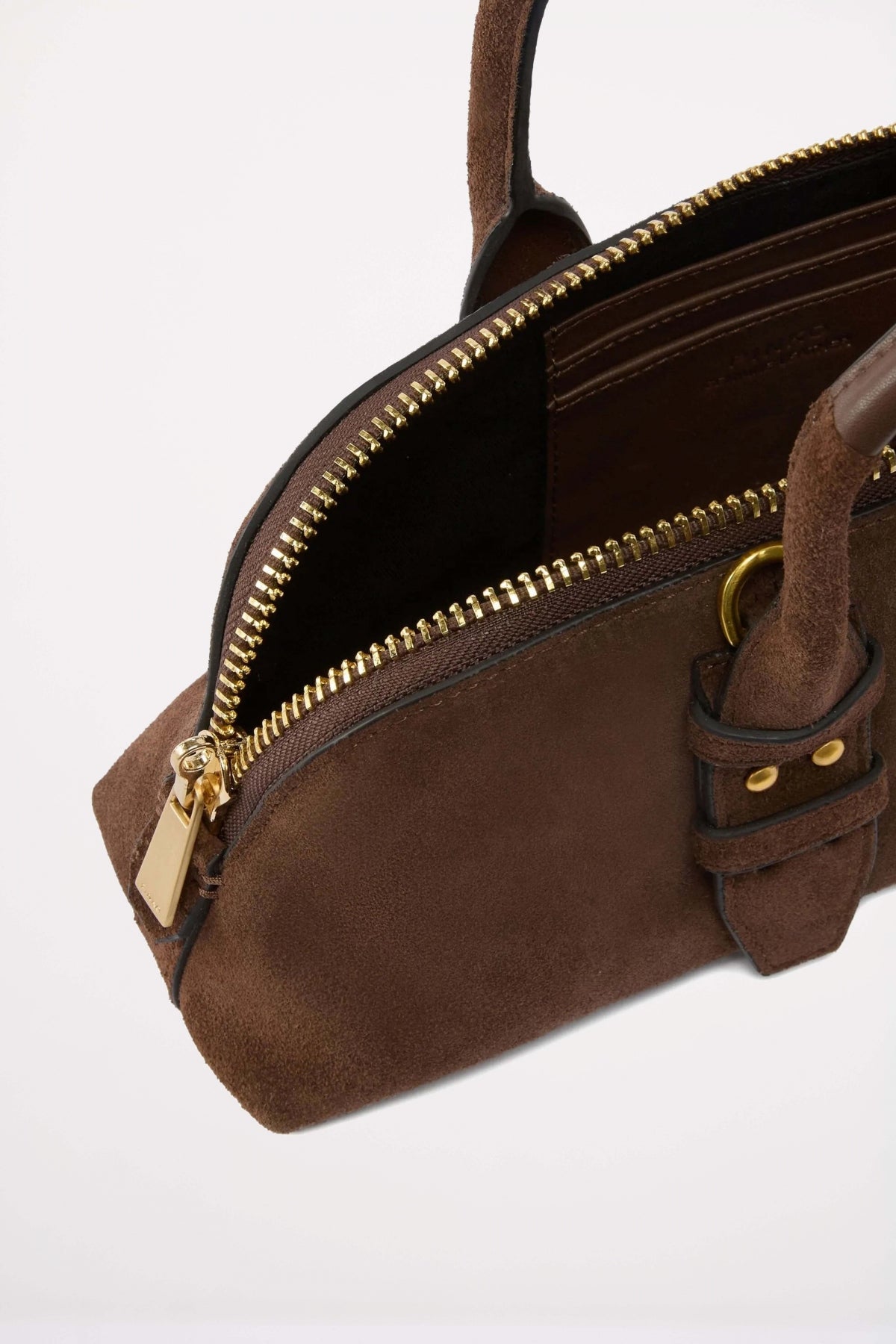 PINKO BOWLING BAG BAGUETTE SU en color MARRON  (4)