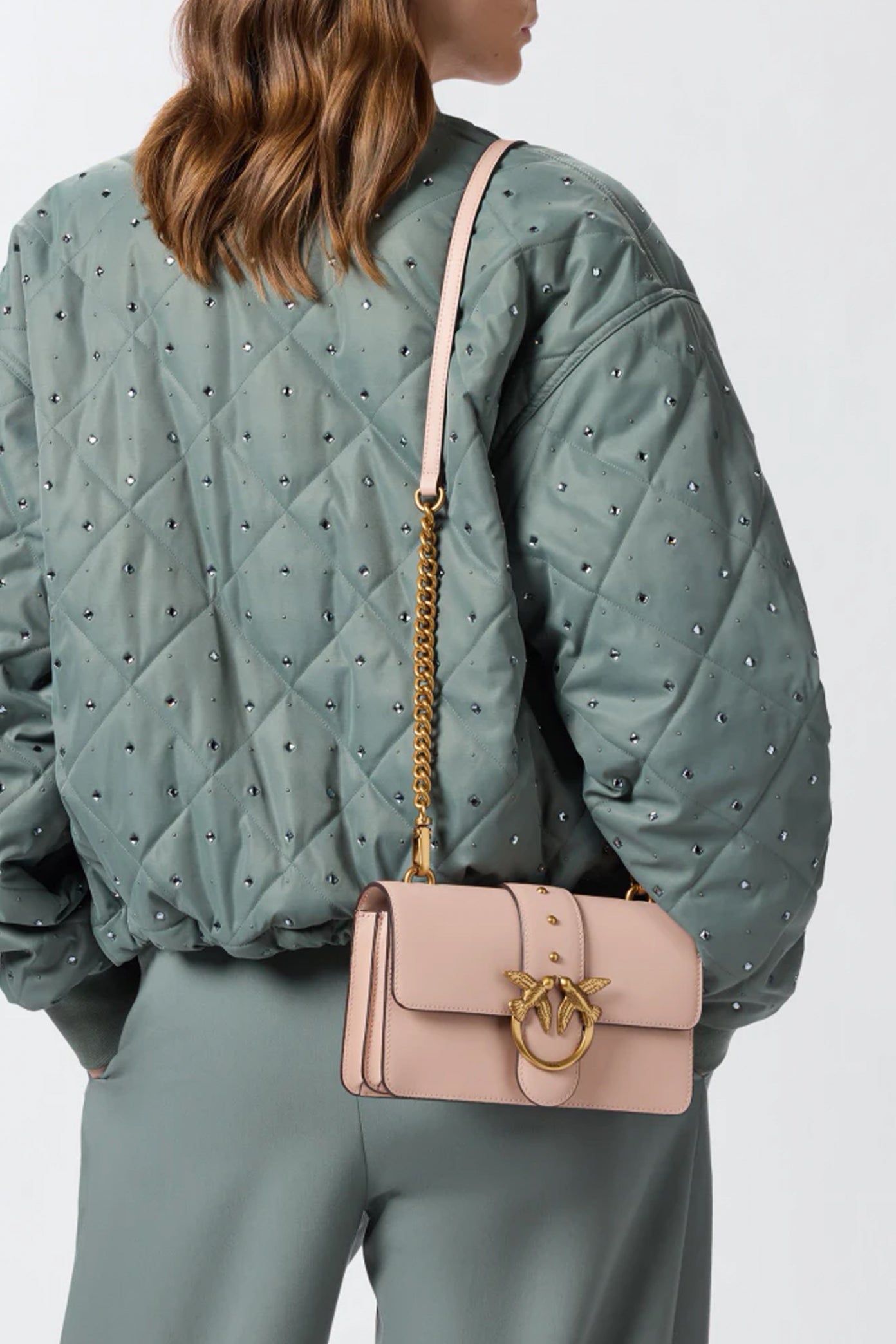 PINKO LOVE ONE MINI ST. CL VI en color NUDE  (4)
