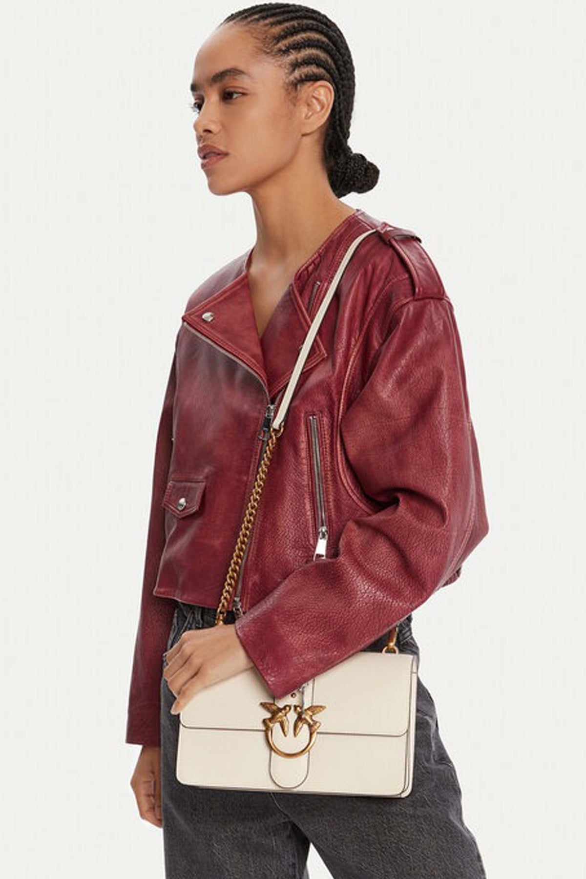 PINKO  LOVE ONE CLASSIC ST. CL  en color BEIS  (1)