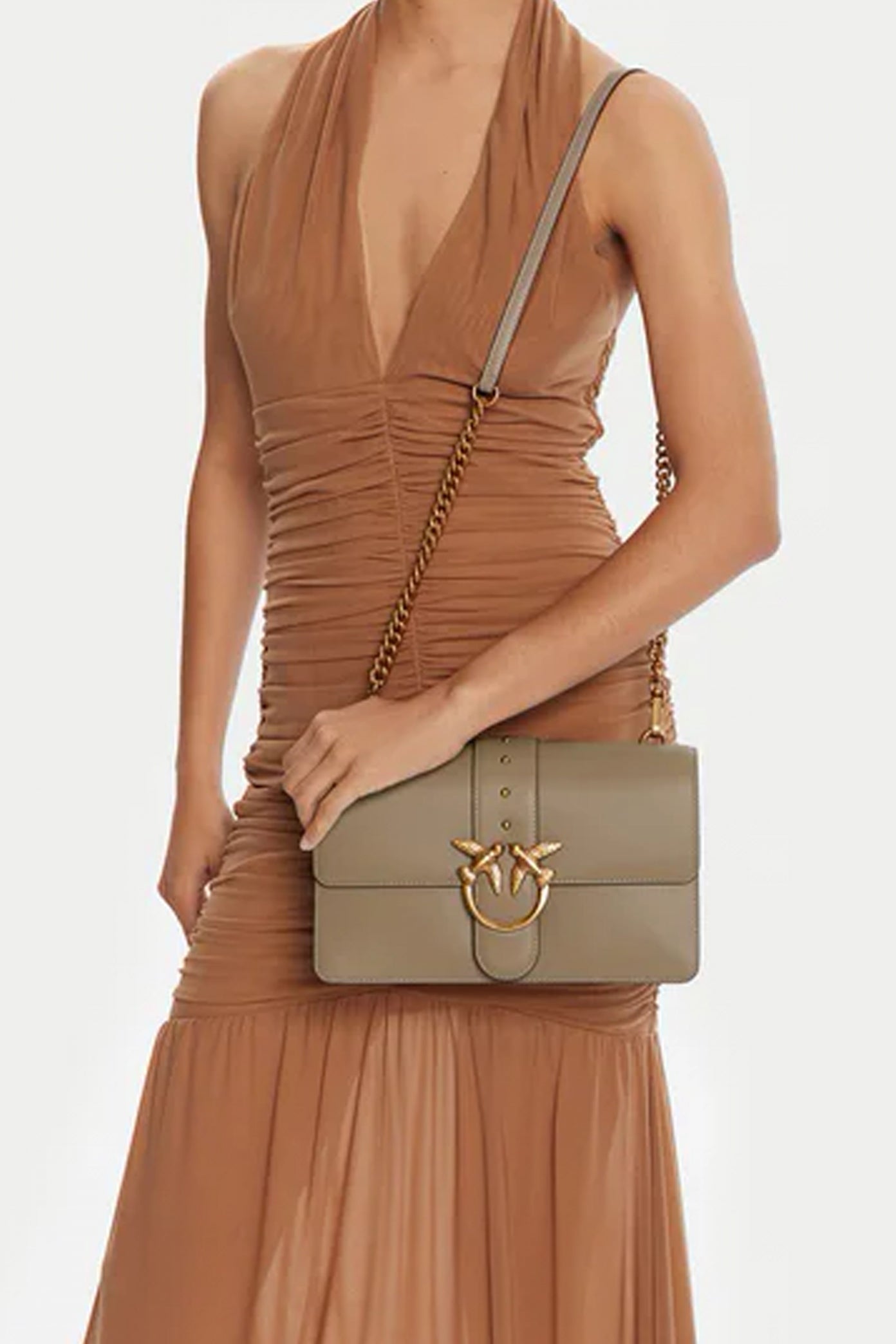 PINKO  LOVE ONE CLASSIC ST. CL  en color BEIS  (4)