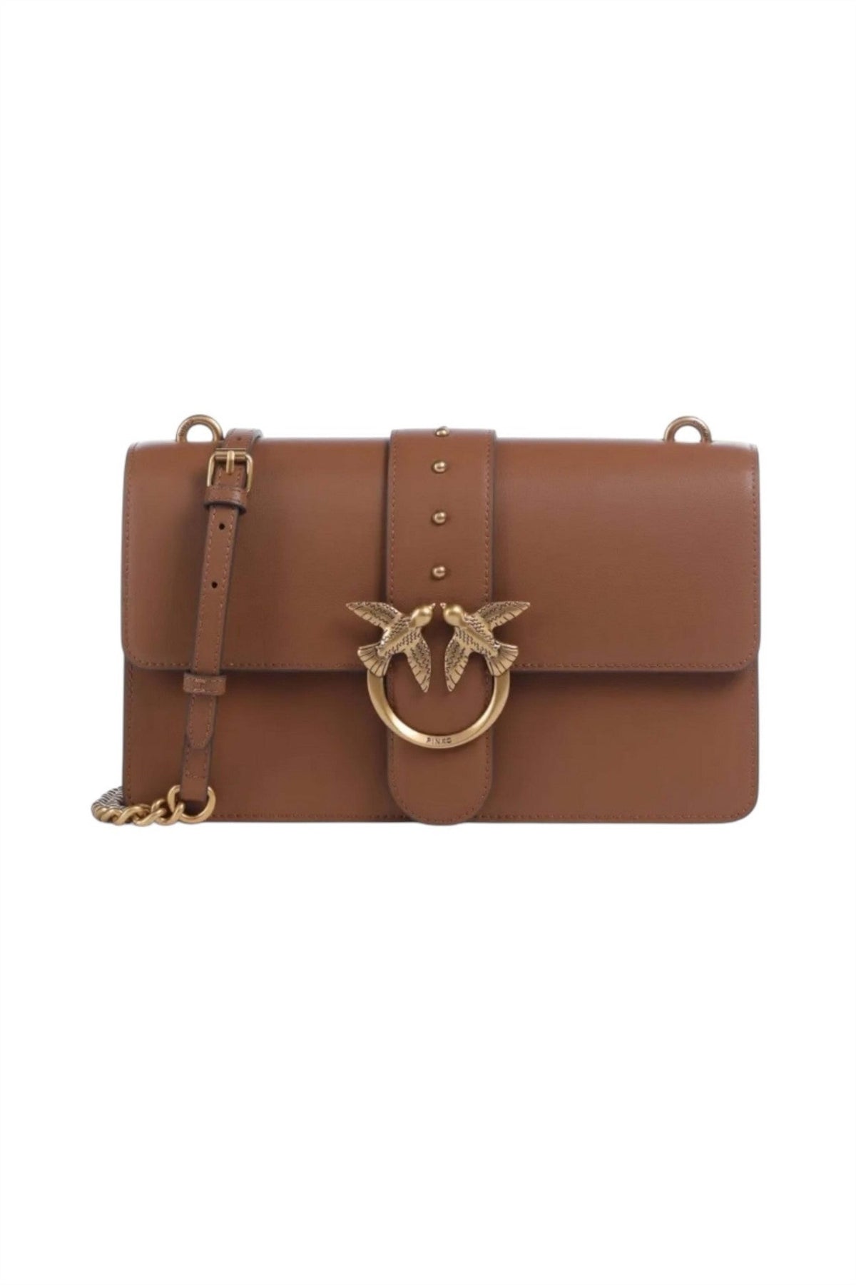 PINKO  LOVE ONE CLASSIC ST. CL  en color MARRON  (2)