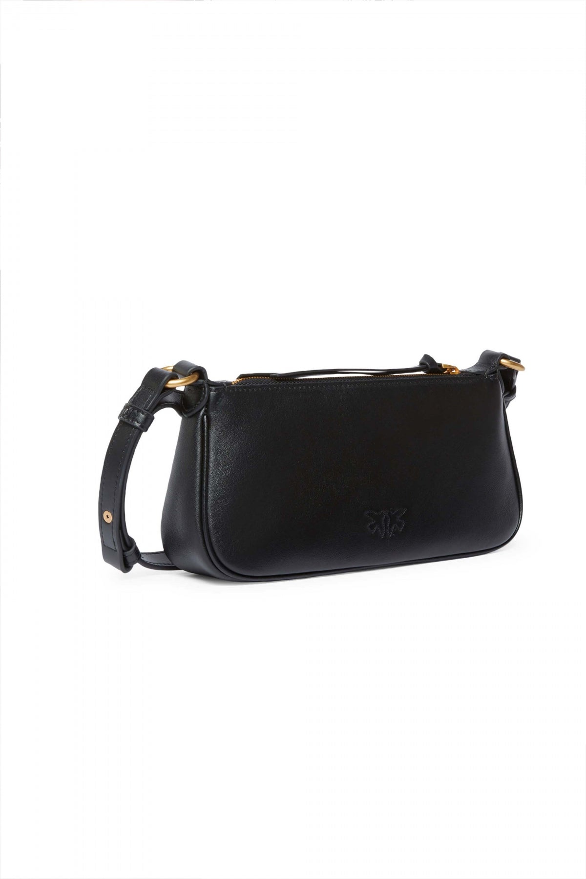 PINKO HALF MOON BAGUETTE MIN en color NEGRO  (3)